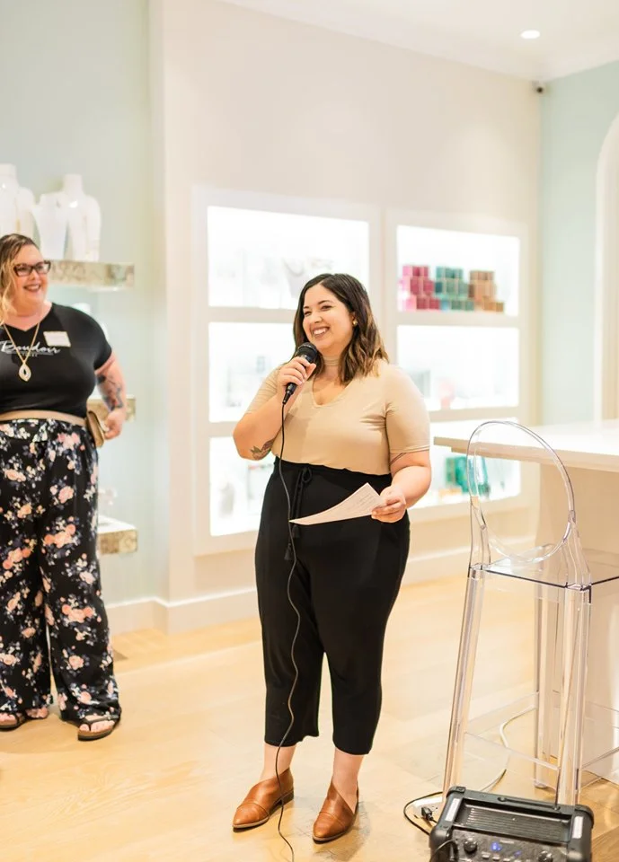 Babe Crafted Founder, Gina Moccio // Community Pop Up at Kendra Scott // Photo by Christina Jones Photography