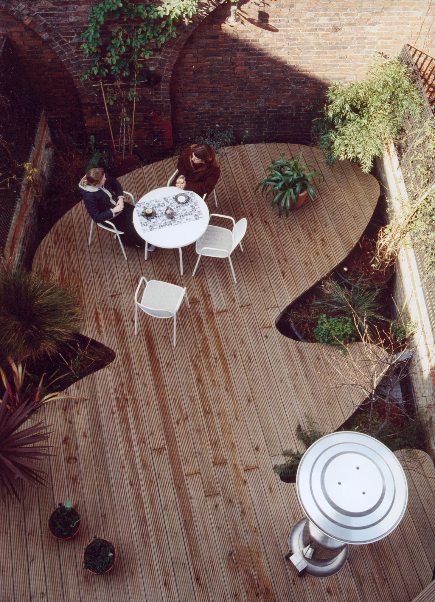 The garden when first planted