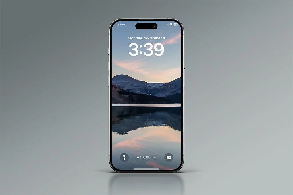 CZP-Sunset at Bow Lake-Phone Lock Screen_mockup.jpg