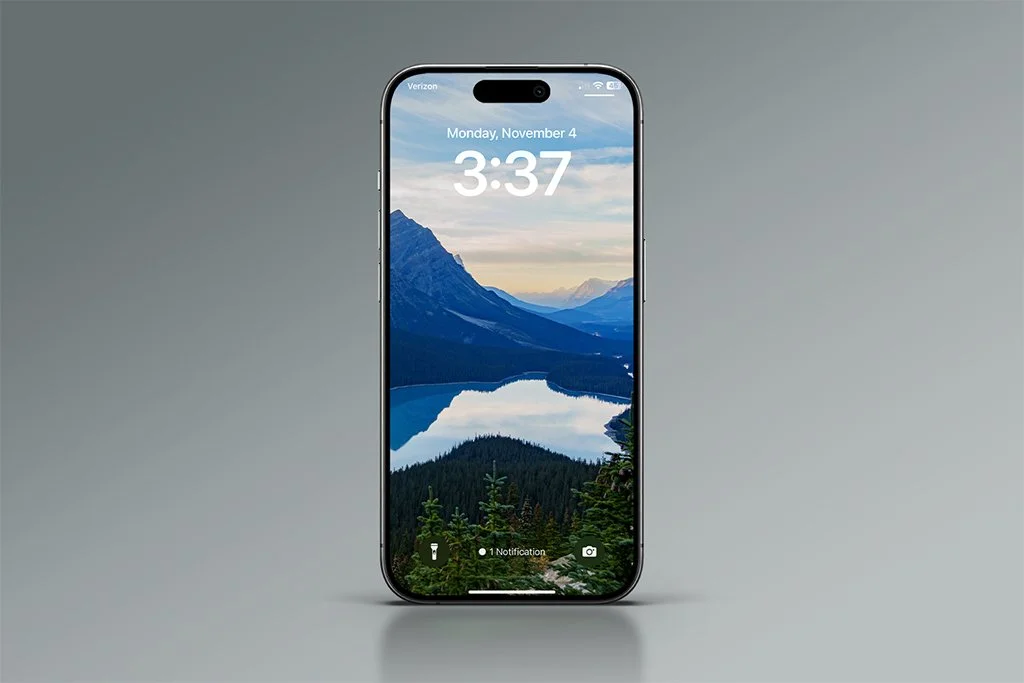 CZP-Sunset at Peyto Lake-Phone Lock Screen_mockup.jpg