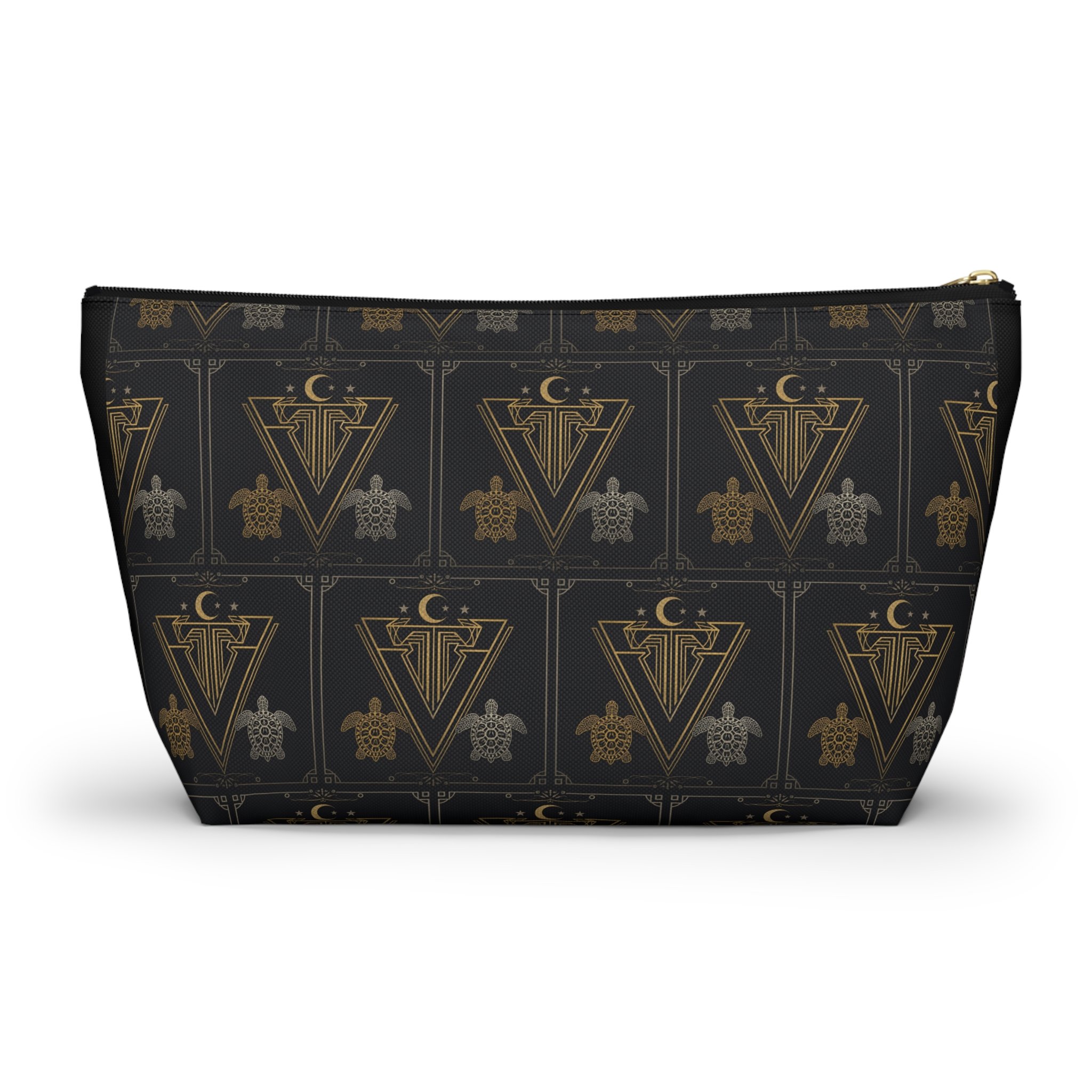 Venture Gold Fleur-de-Lis Pochette/Cosmetic bag