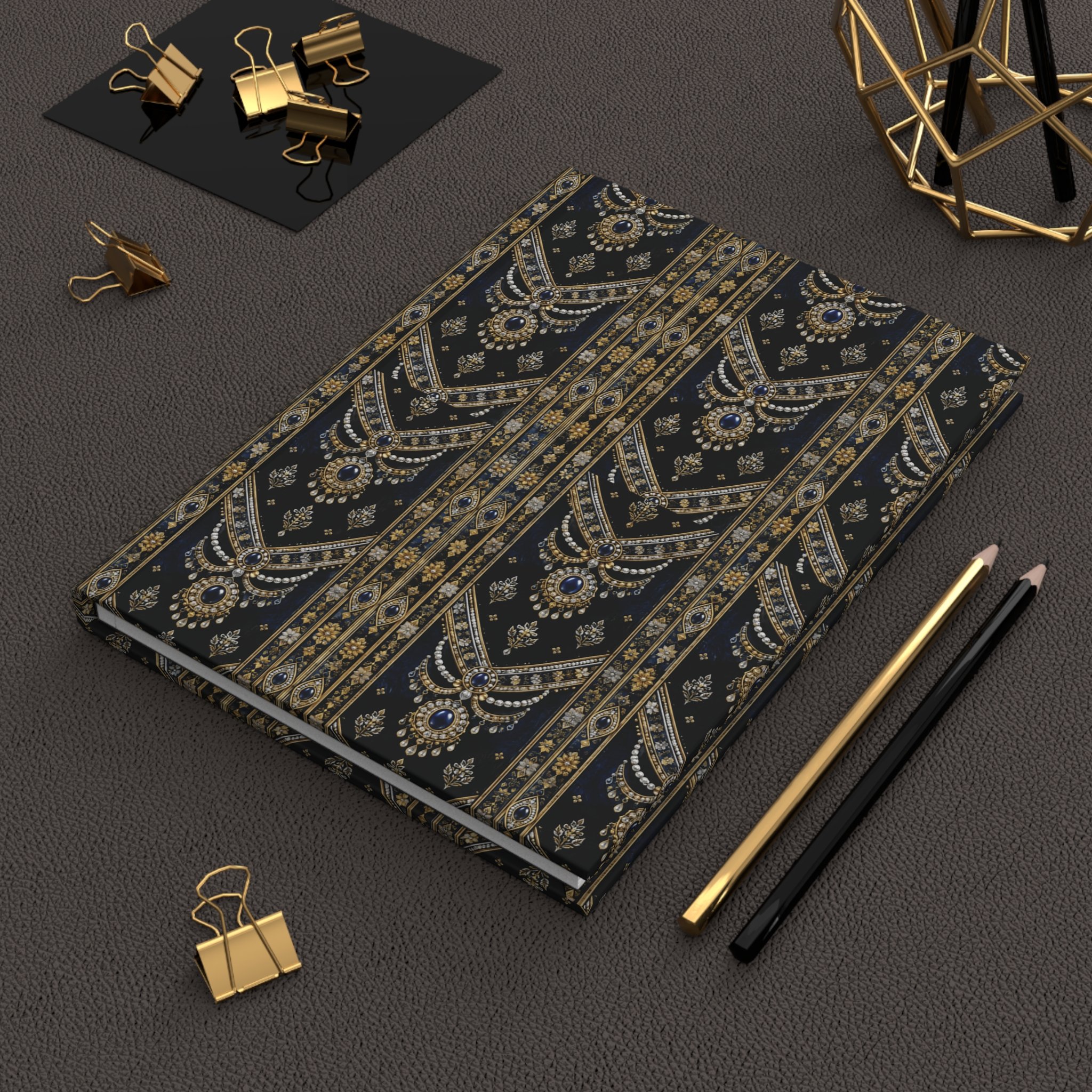 Caravan Gold Hardcover Journal