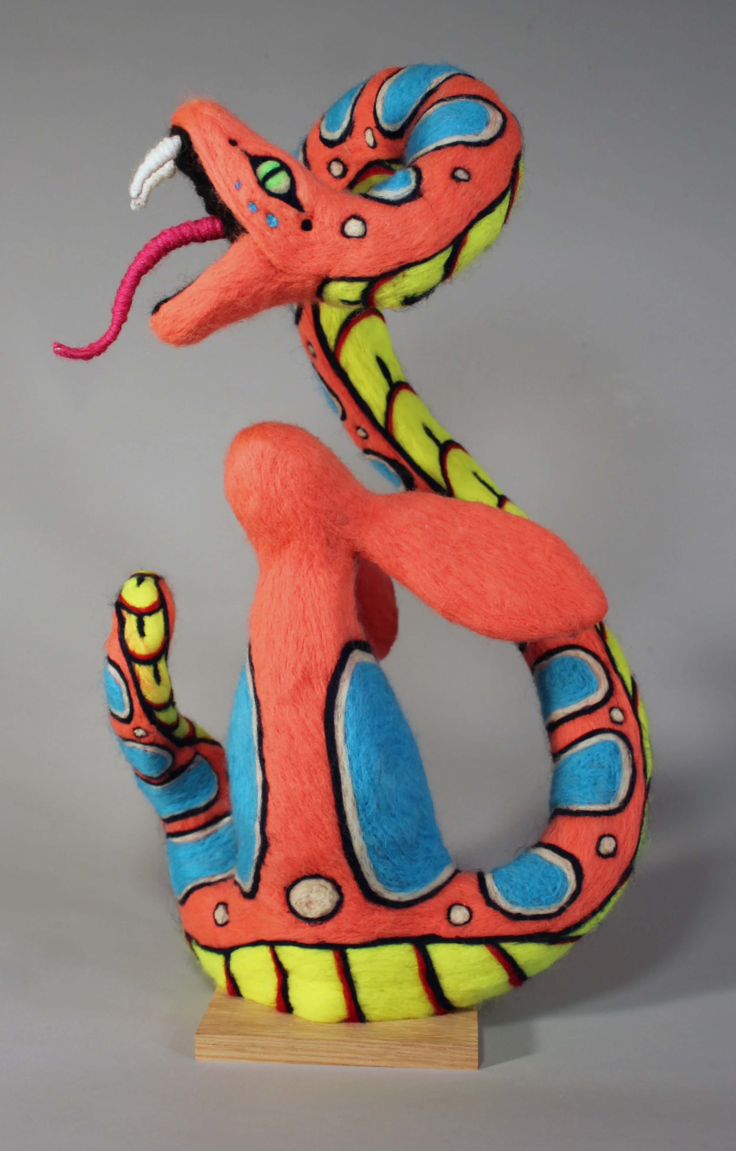  Under Pressure (Act II)  2019  Wool, Wood  20 x 12 x 12 