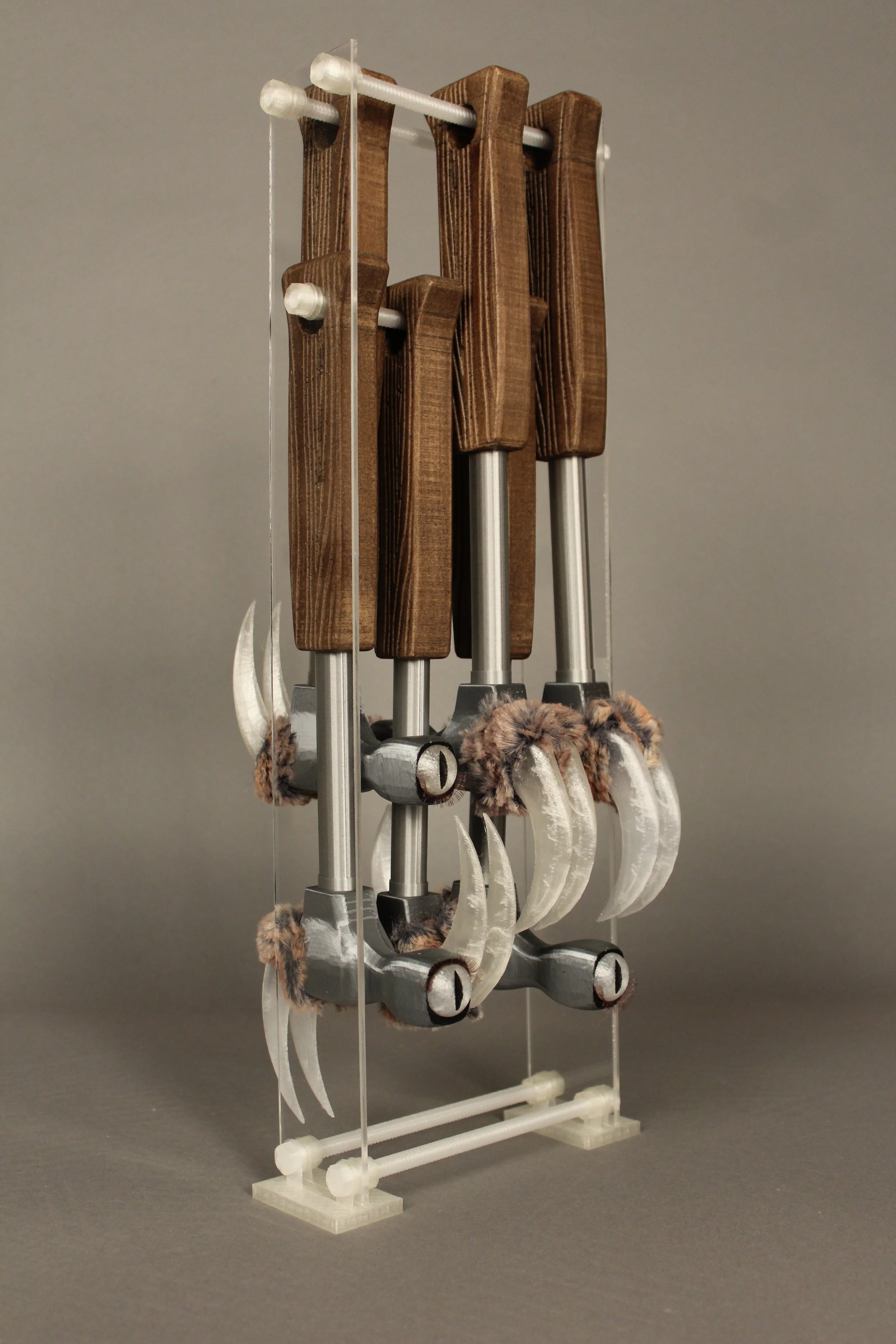   Indispensable   18 x 7 x 5  Faux Fur, Plastic, Acrylic  2024 