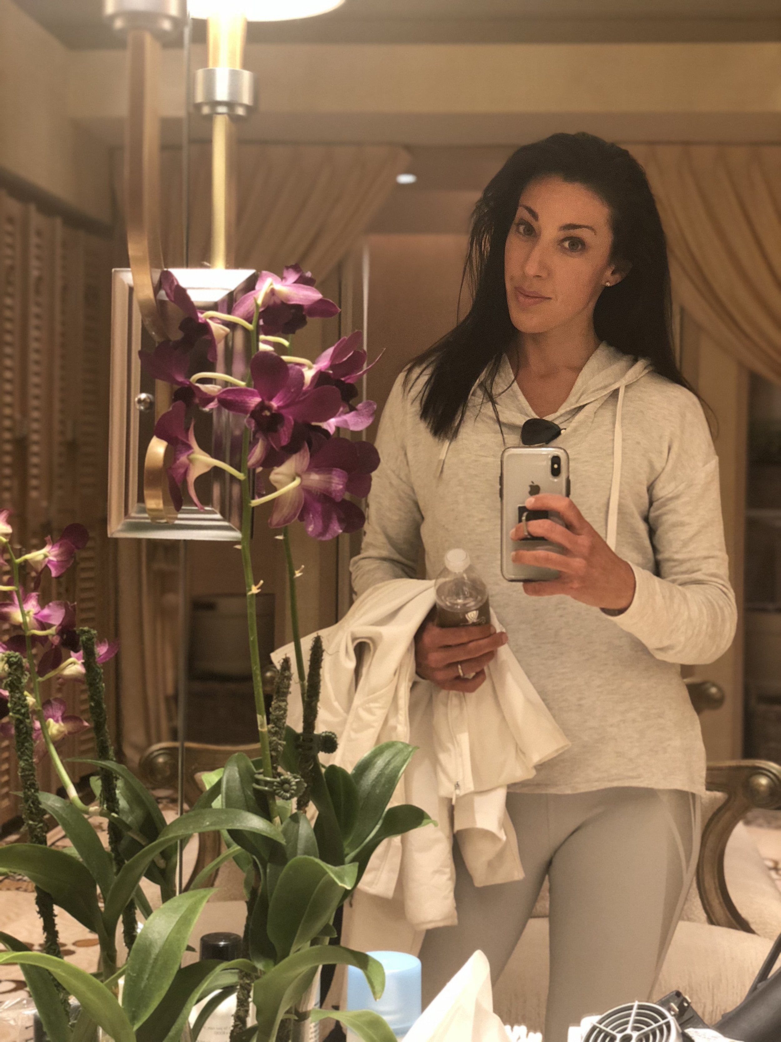 the look of relaxation...post massage. 