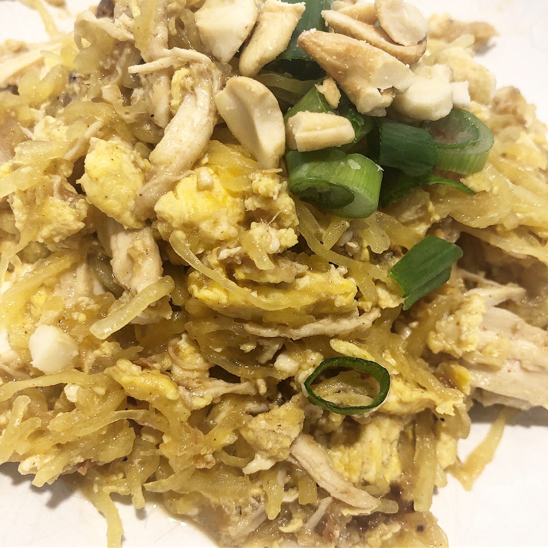 Chicken Pad Thai - Spaghetti Squash 