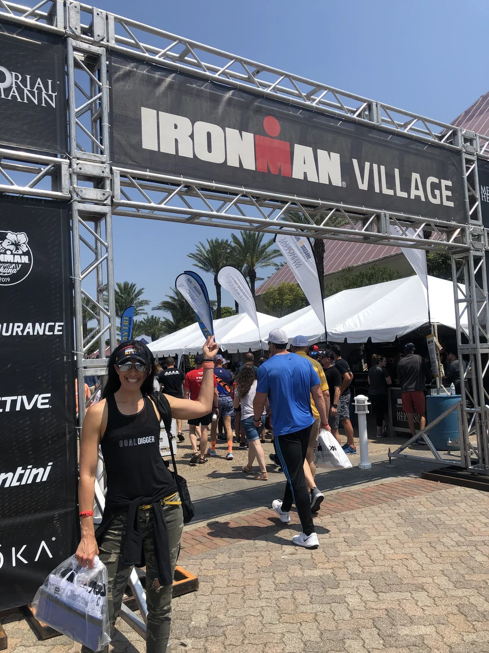  Leaving Athletes Village to check out the race routes. 