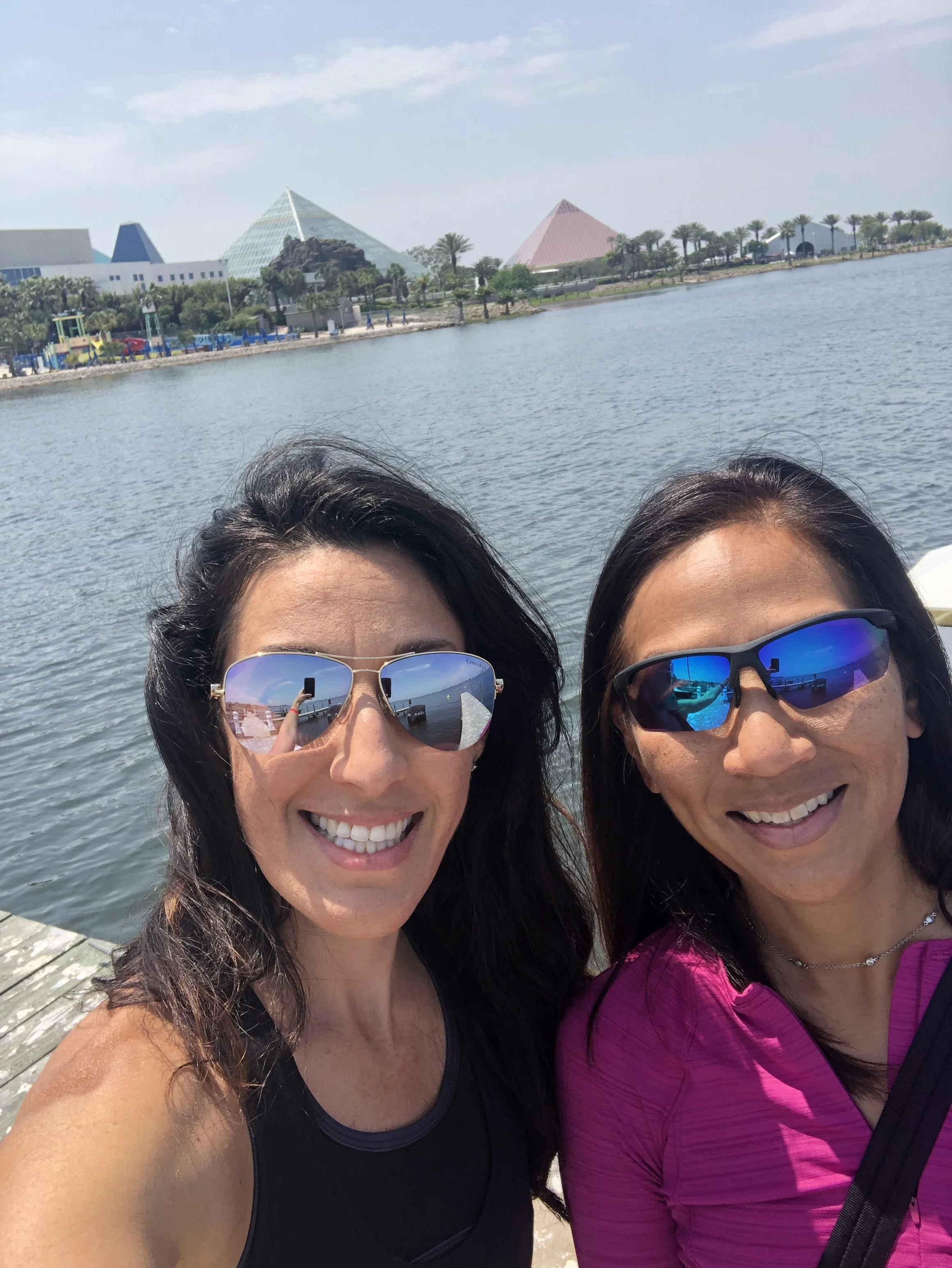  Moody Gardens behind us 