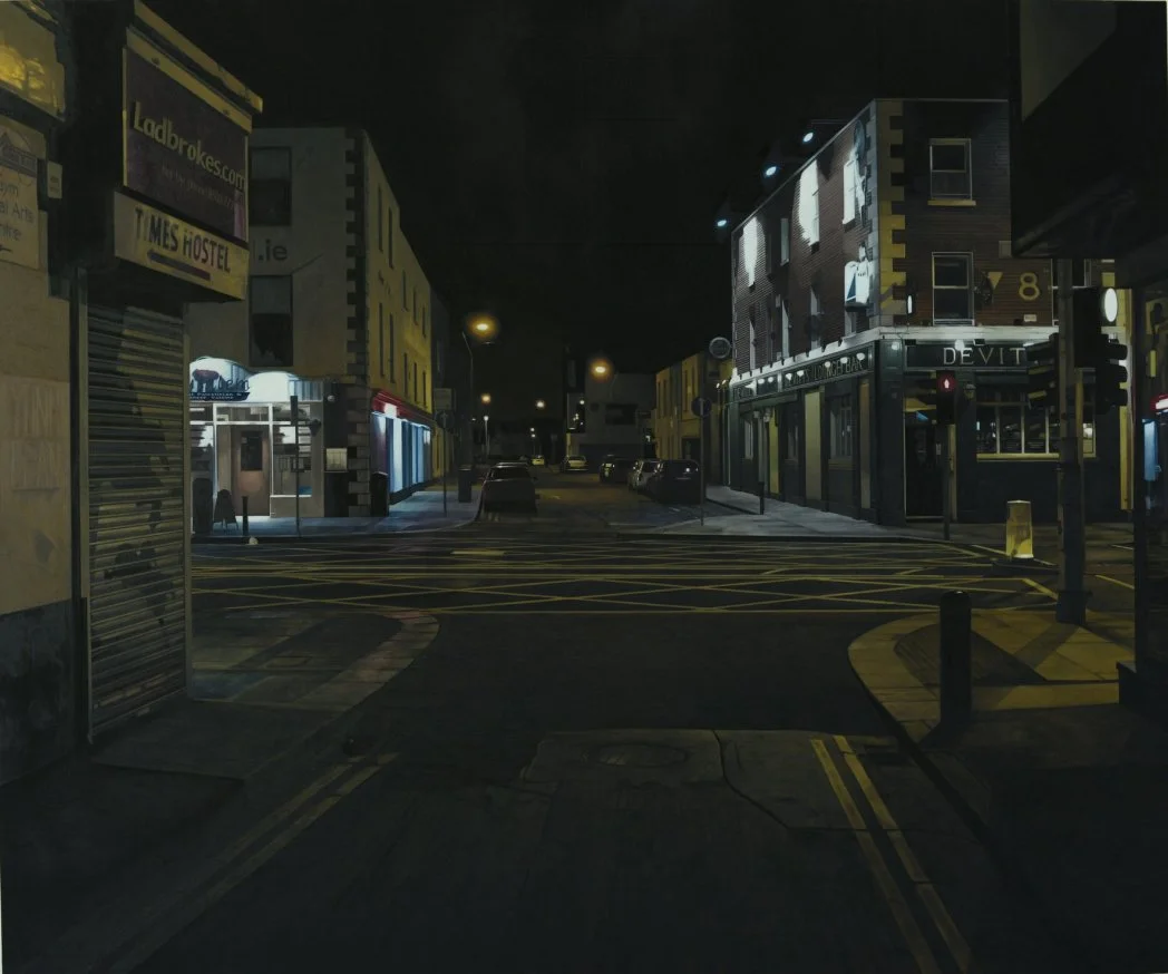 Francis Matthews, Lower Camden St. , 2015, oil on canvas 100x120cm