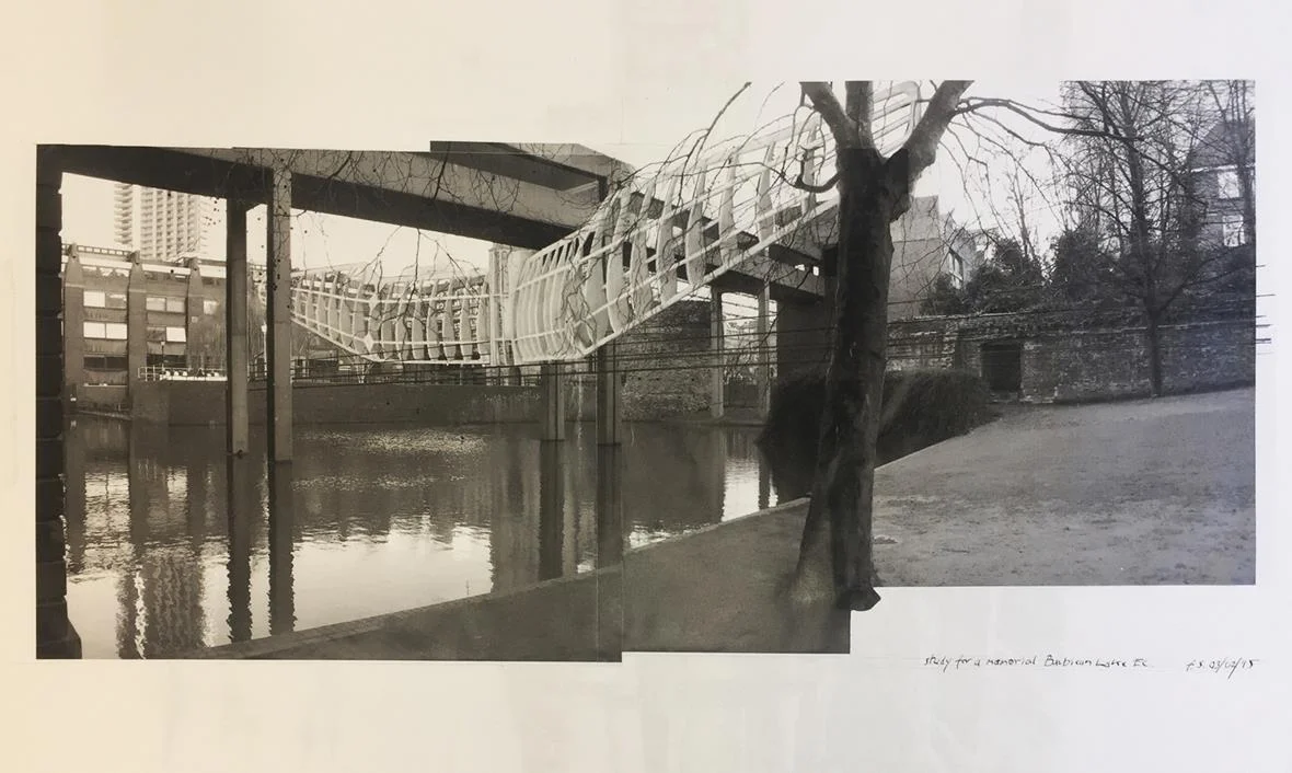 Fred Scott, Study for a Memorial, Barbican Lake EC , 2015