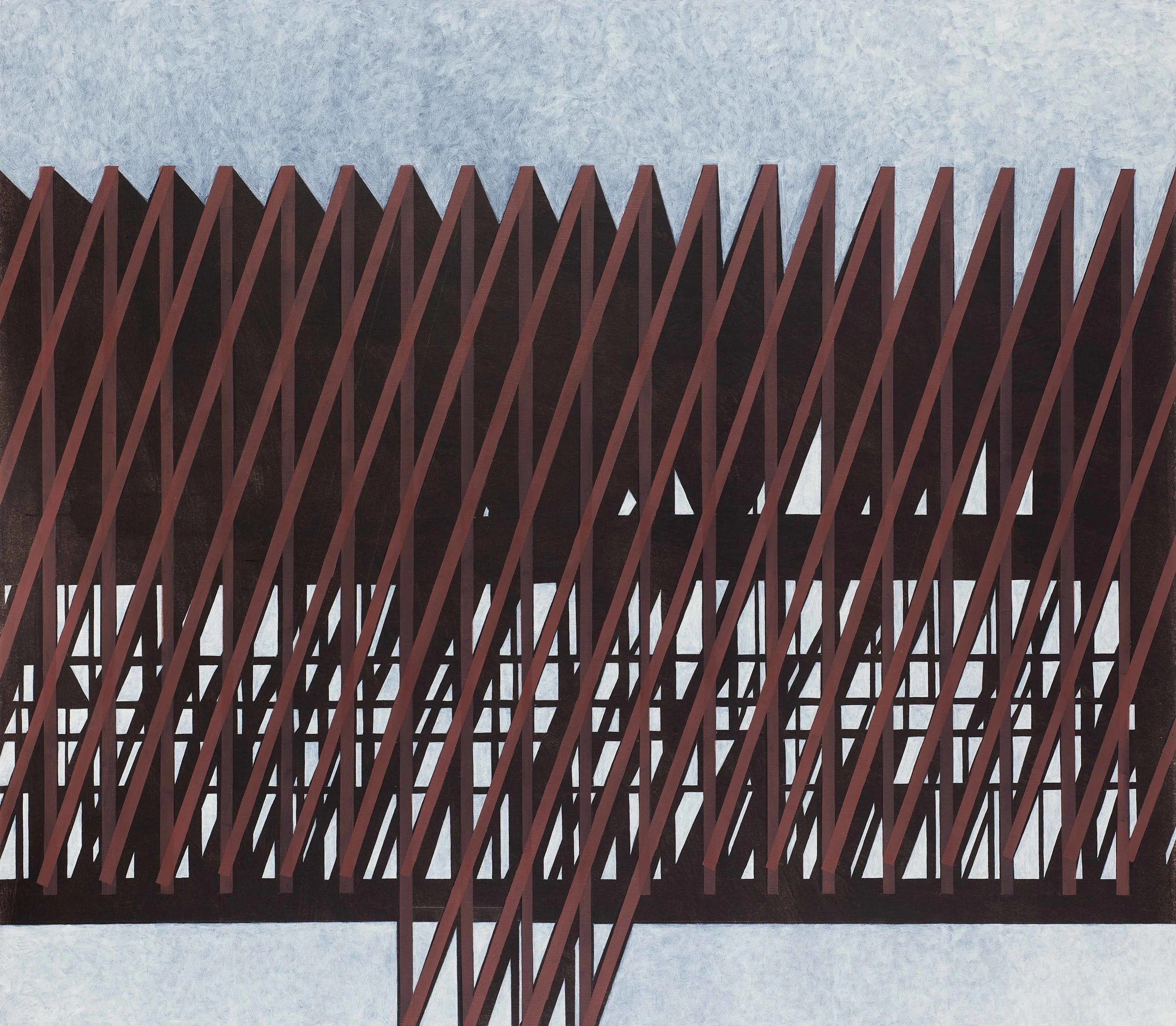 Expo Milano, 16 x 140cm, Acrylic on Canvas, 2018