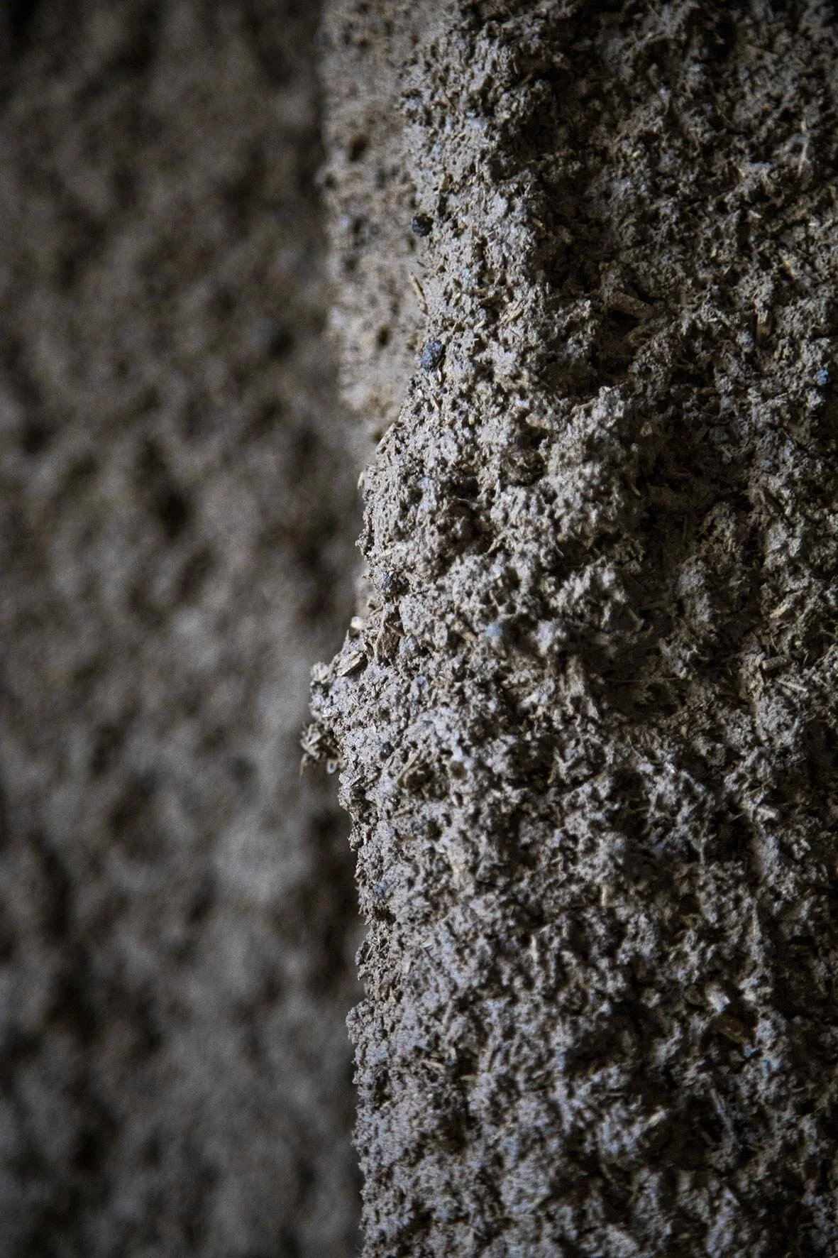 Acoustic plaster detail.