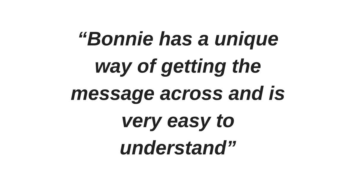 “Great presentation, Bonnie was powerful and it was a wonderful training ” (1).png
