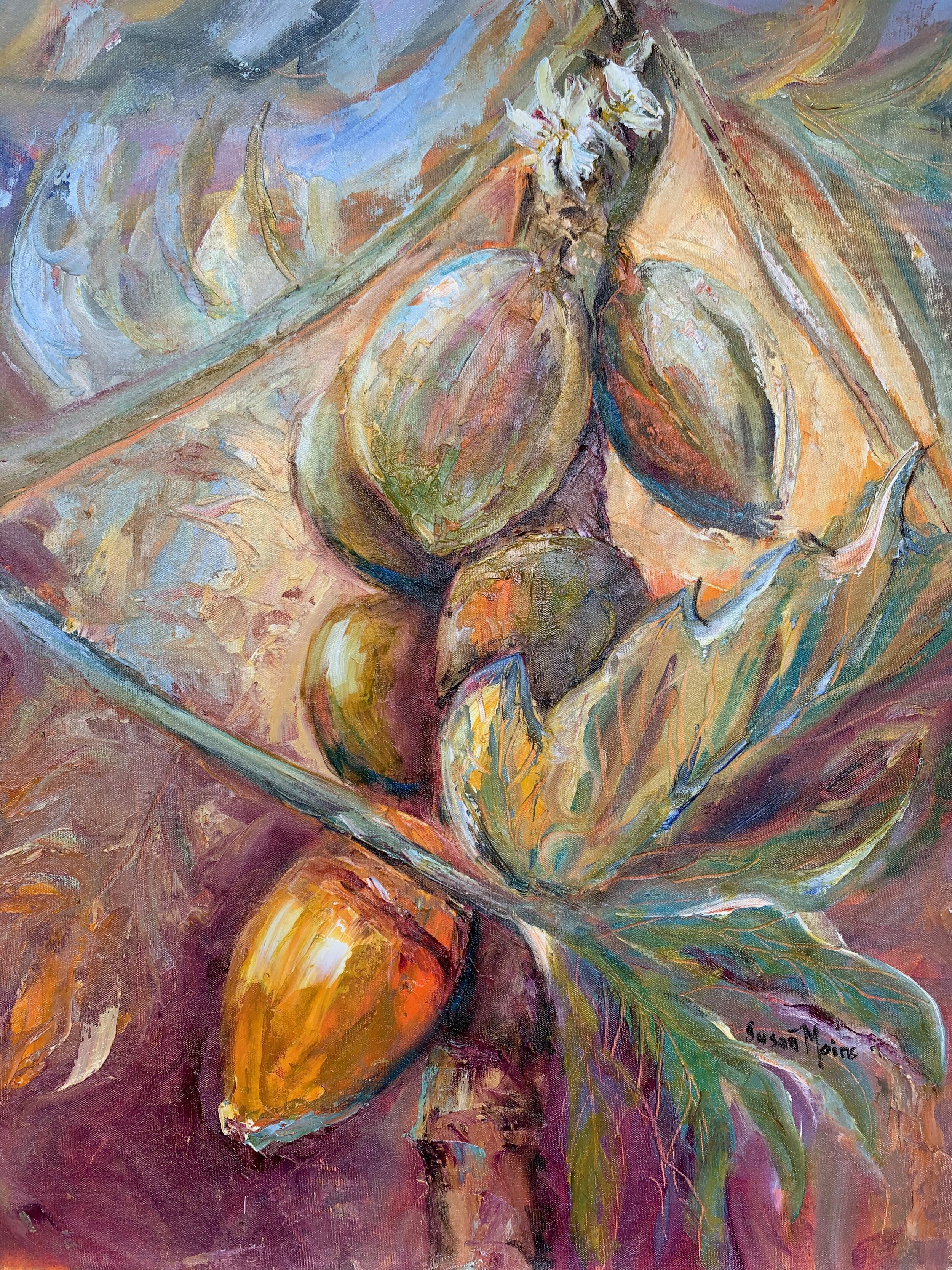 Susan Mains Caribbean Papaya in Gold