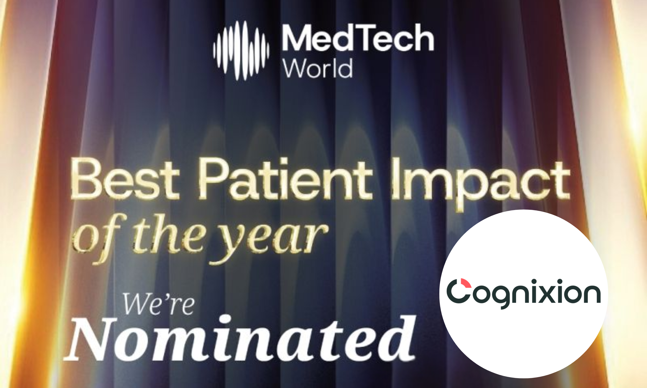 MedTech World: Best Patient Impact of the Year&nbsp;Award