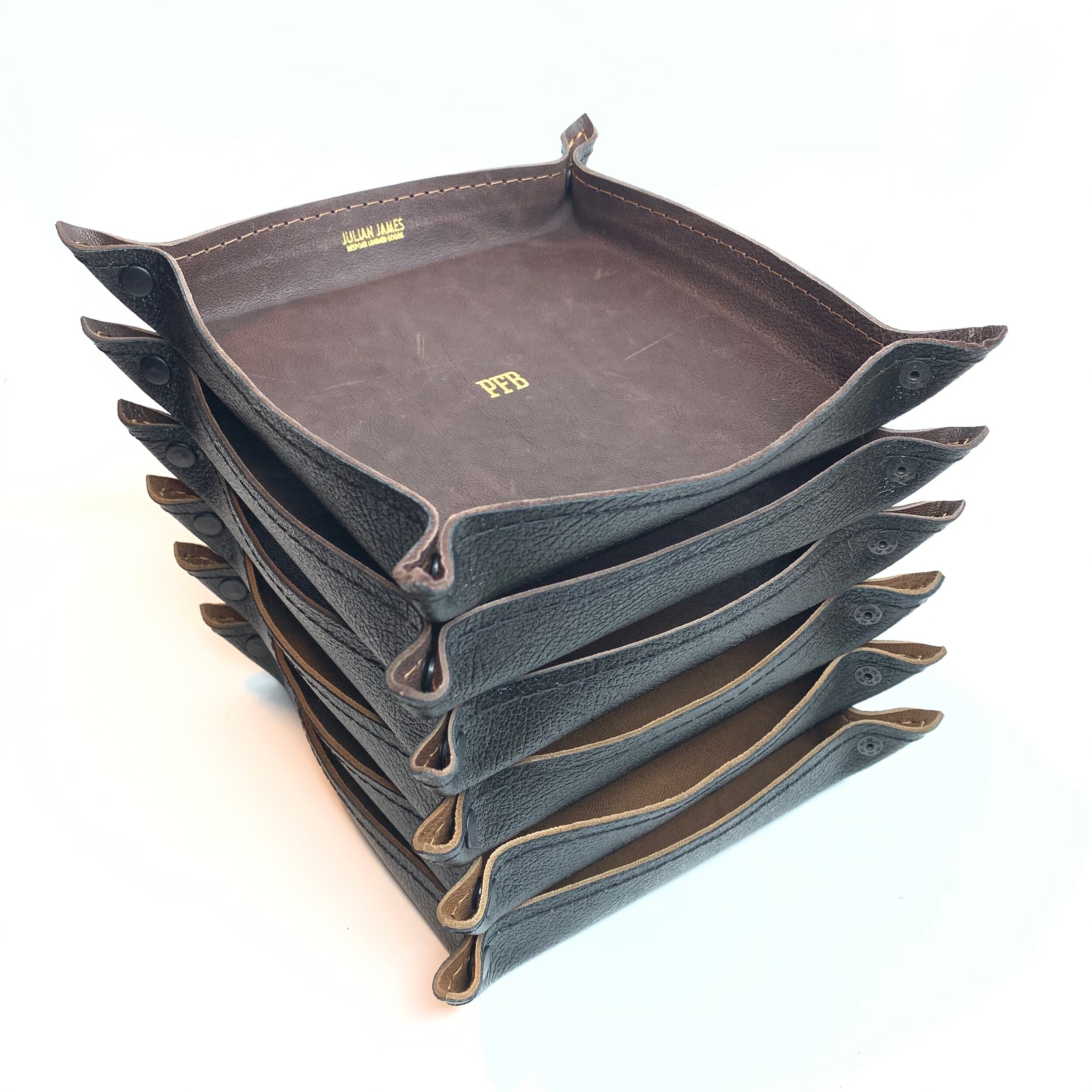 Leather Valet Tray — TheJ²Collection