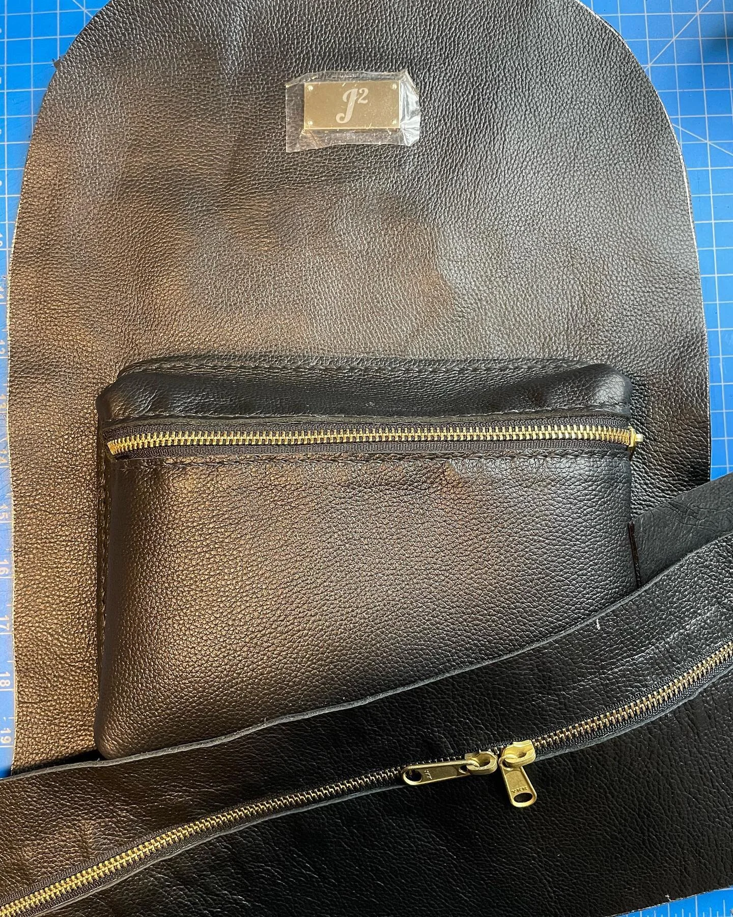 The Parkway Backpack in on its way!! Follow for updates and to see how it&rsquo;s made! #Blackluxury #Imworkingtobeyourfavdesigner #Blackleathersmith #leathergoods #handcrafted #Blackdesigner