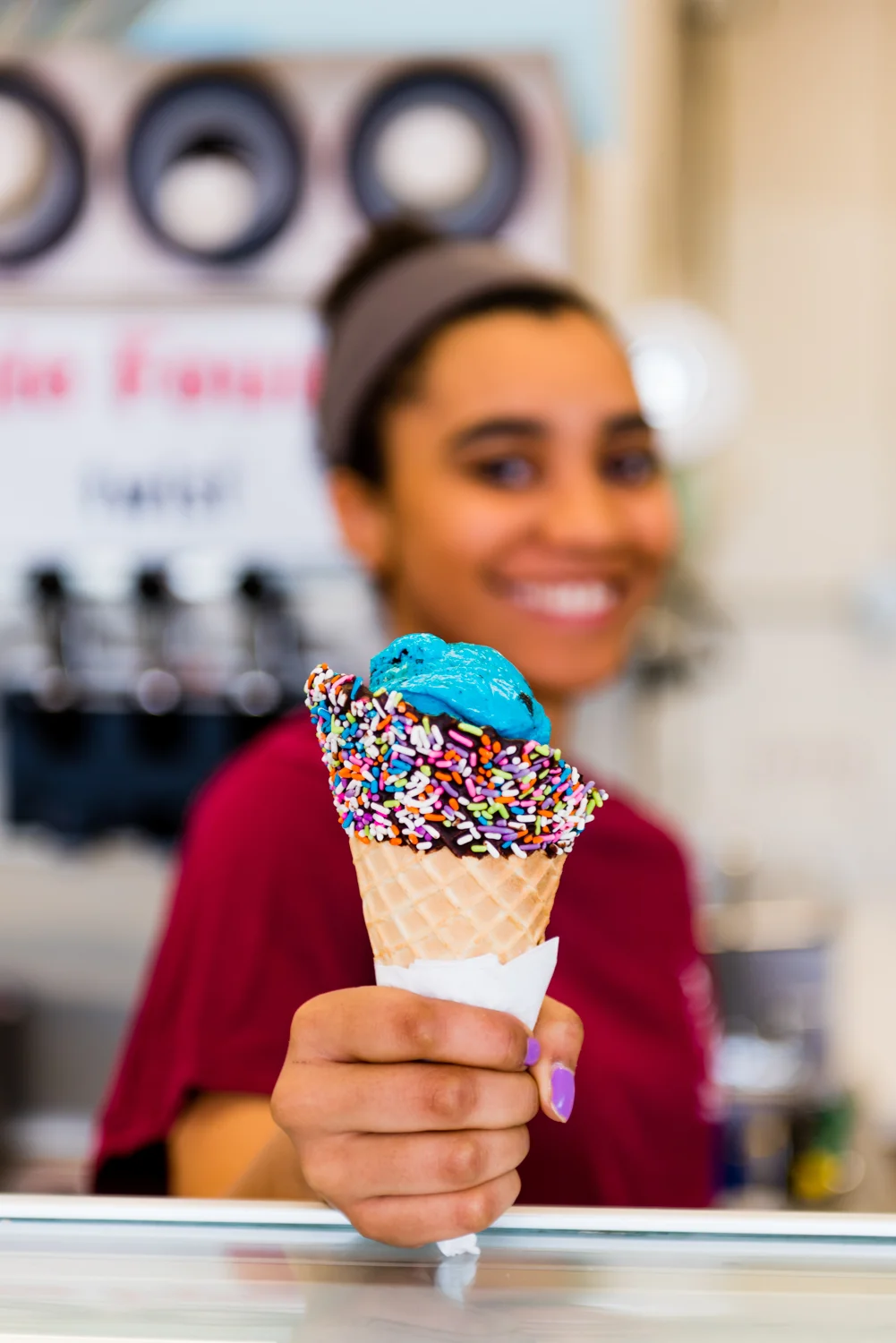 Magic Fountain Homemade Ice Cream