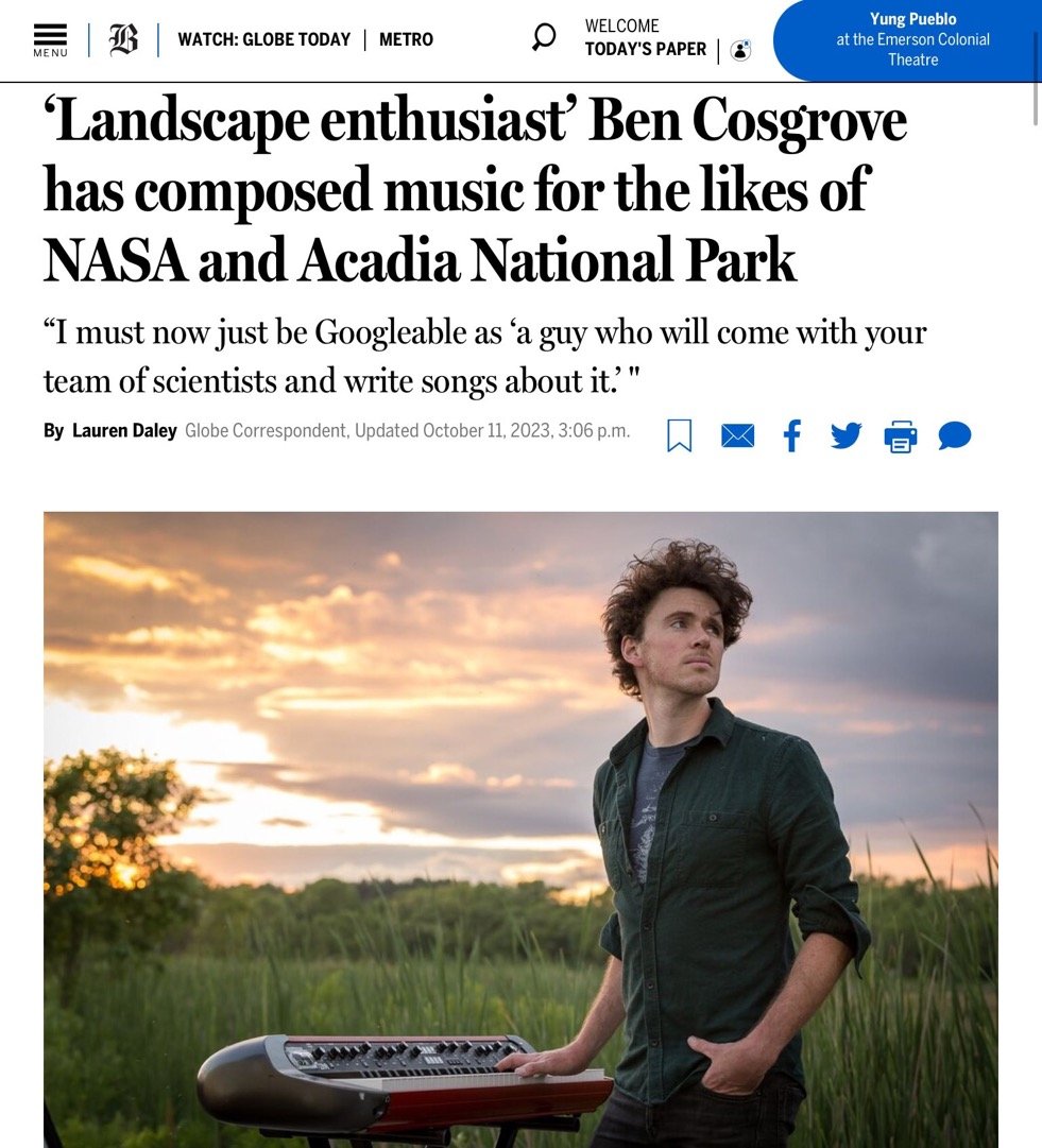 Boston Globe feature
