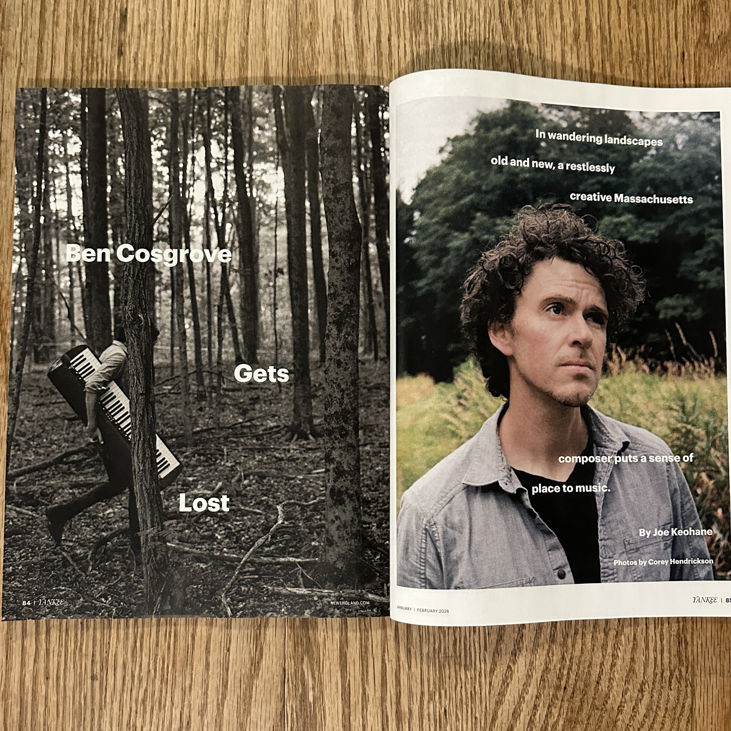 Feature in Yankee Magazine, new song out today, upcoming shows, and other updates!