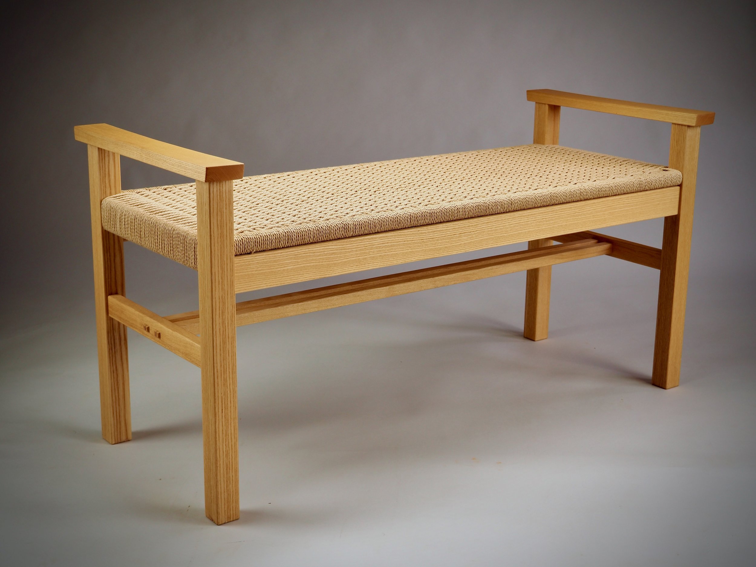 Danish Cord Bench for Two - week 6 — Philadelphia Furniture Workshop