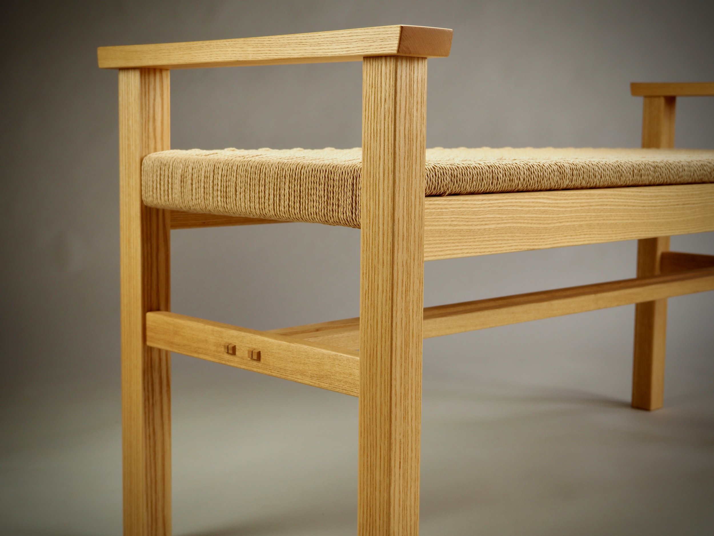 Danish Cord Bench for Two - week 6 — Philadelphia Furniture Workshop