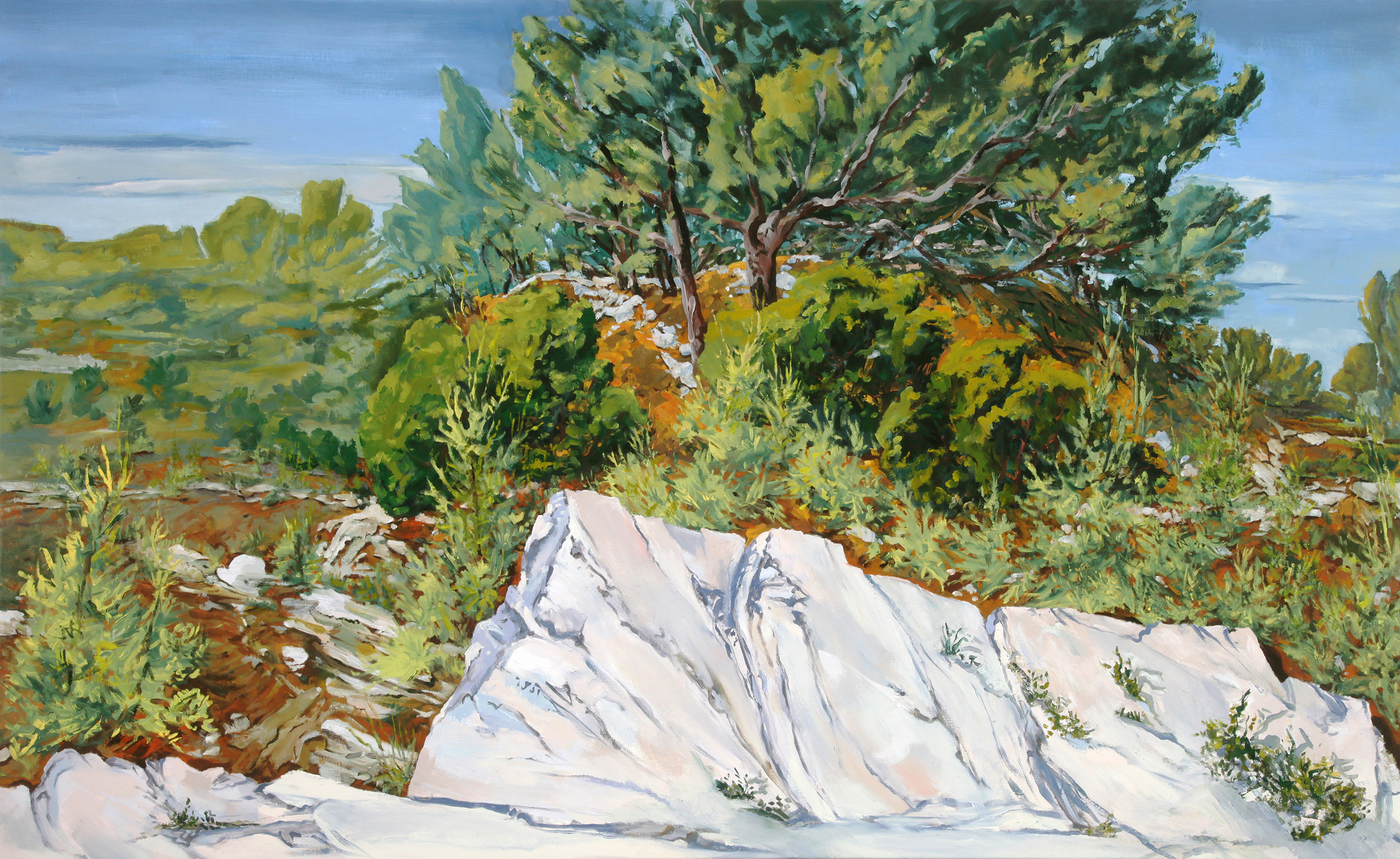 “View from the Road to Massaune, Les Baux, France”