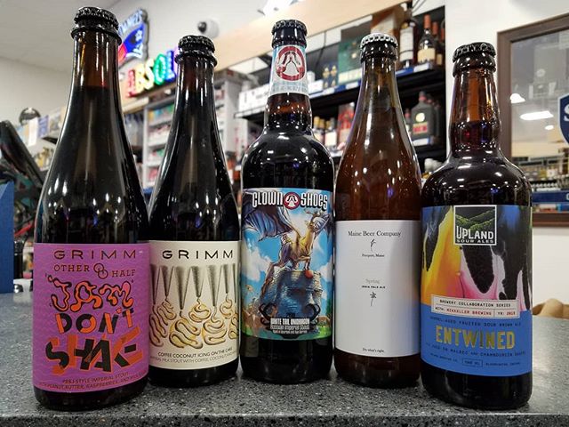 New beers from @clownshoesbeer @uplandbrewco @mainebeerco &amp; @grimmales , featuring a Grimm collab with @otherhalfnyc