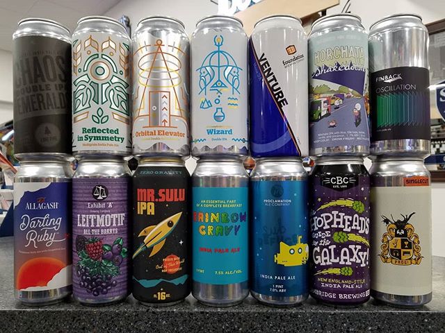 Lots of cans from all over the Northeast this week. Be sure to stop in!