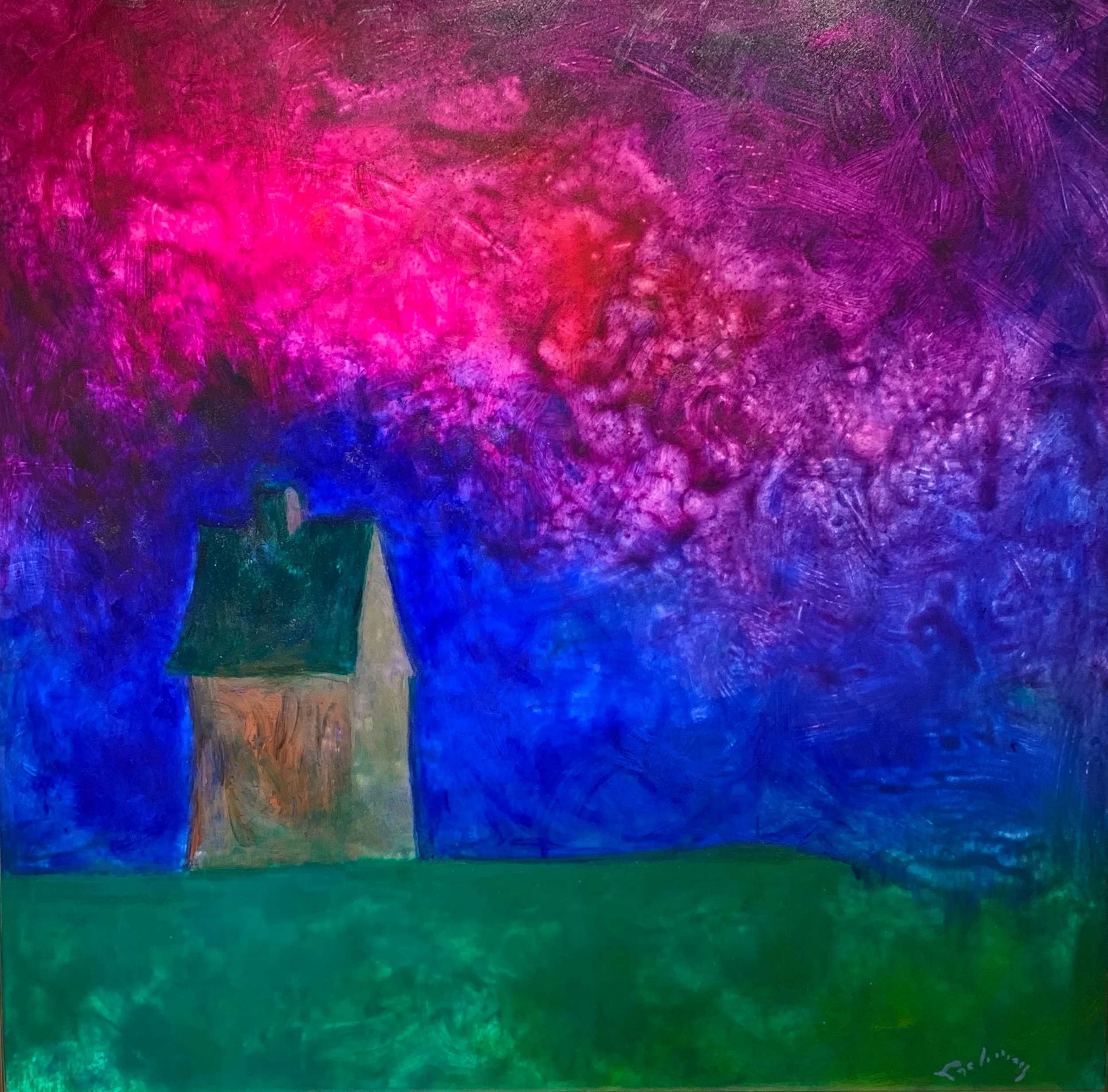 DO IT WITH PASSION, OR NOT AT ALL Acrylic, 36 x 36 Available