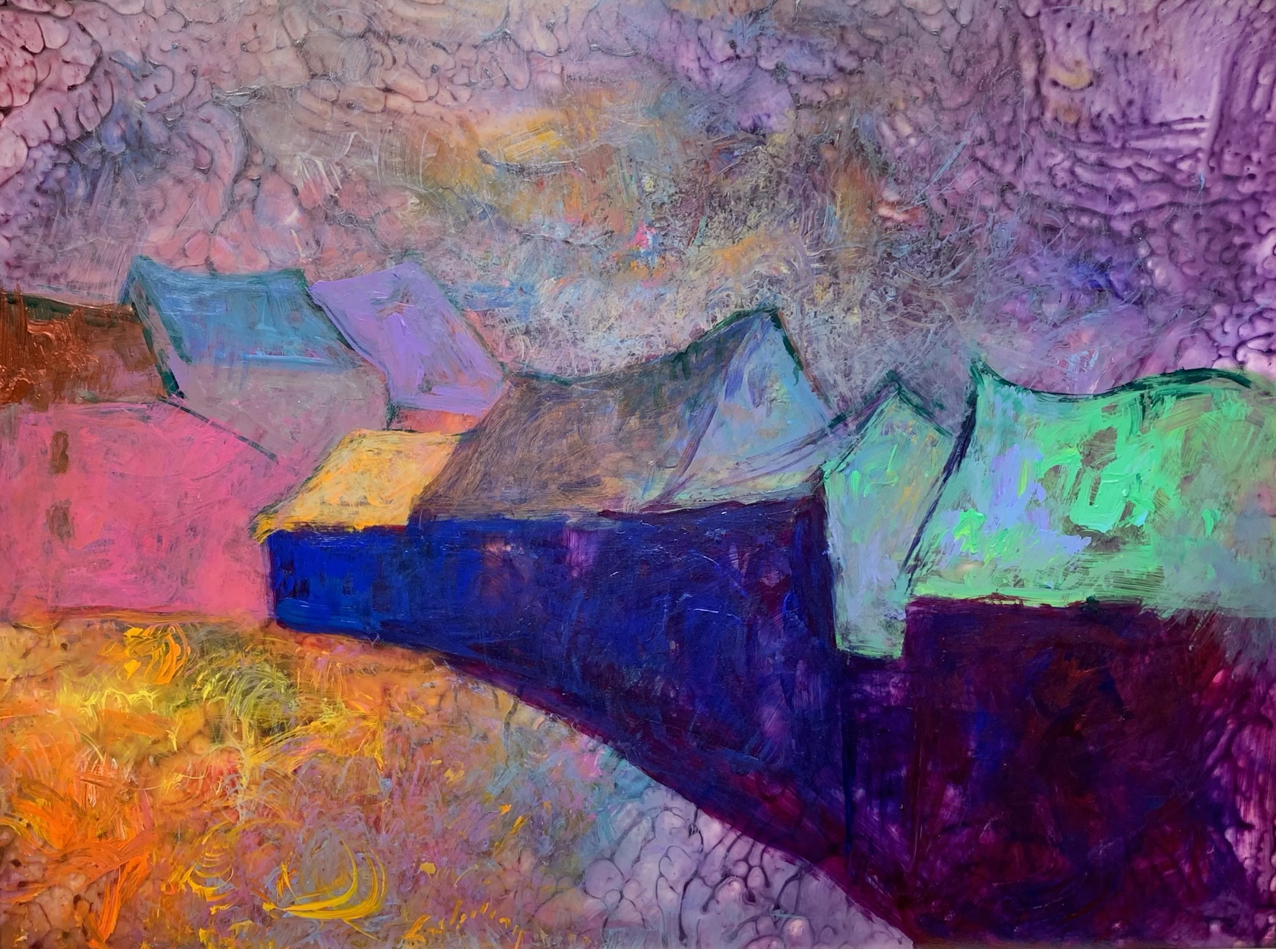 GOODLY STATES AND KINGDOM SEEN Acrylic, 24 x 30 Available