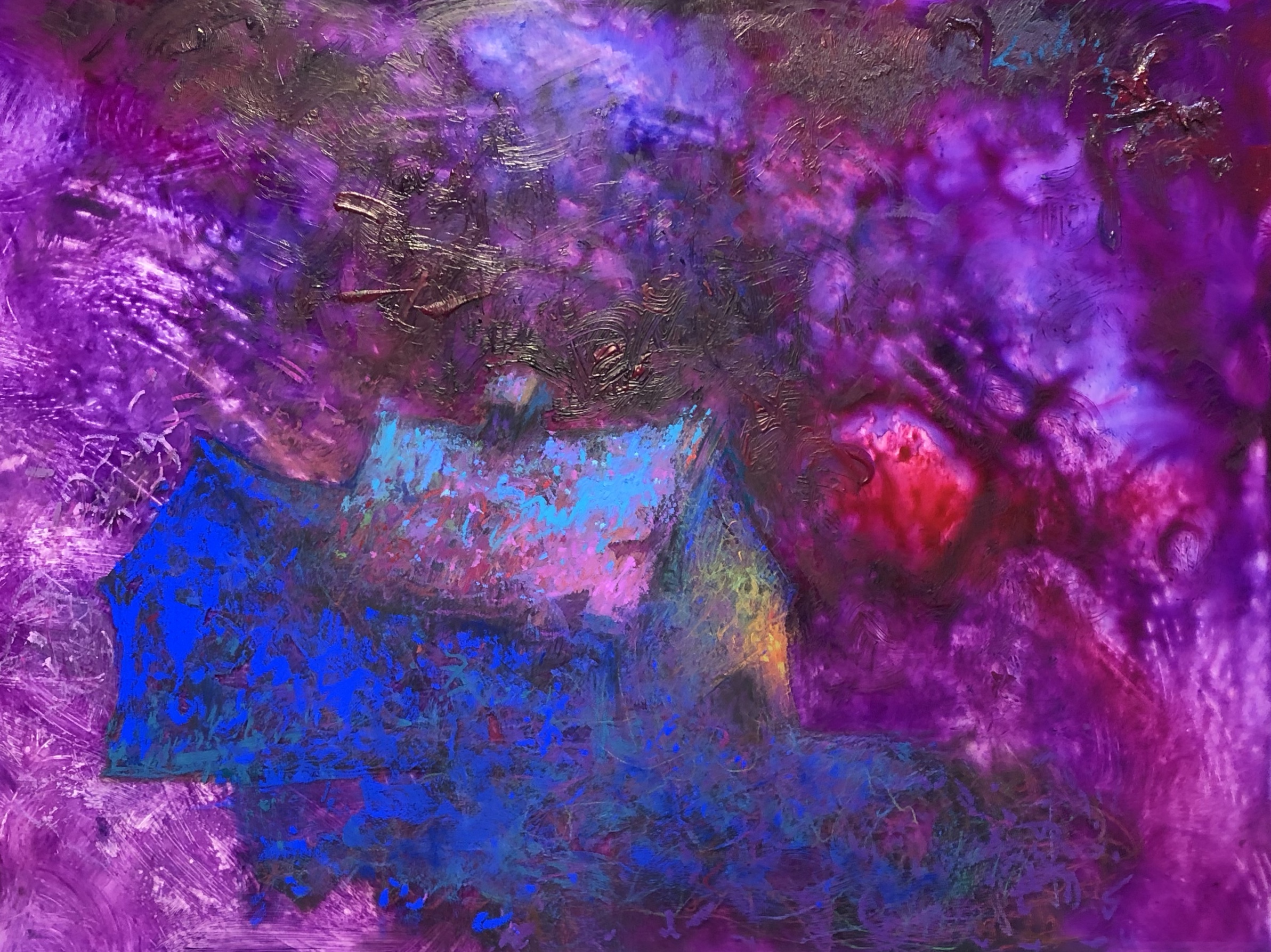 UNTITLED Acrylic and Pastel, 24 x 30 Available
