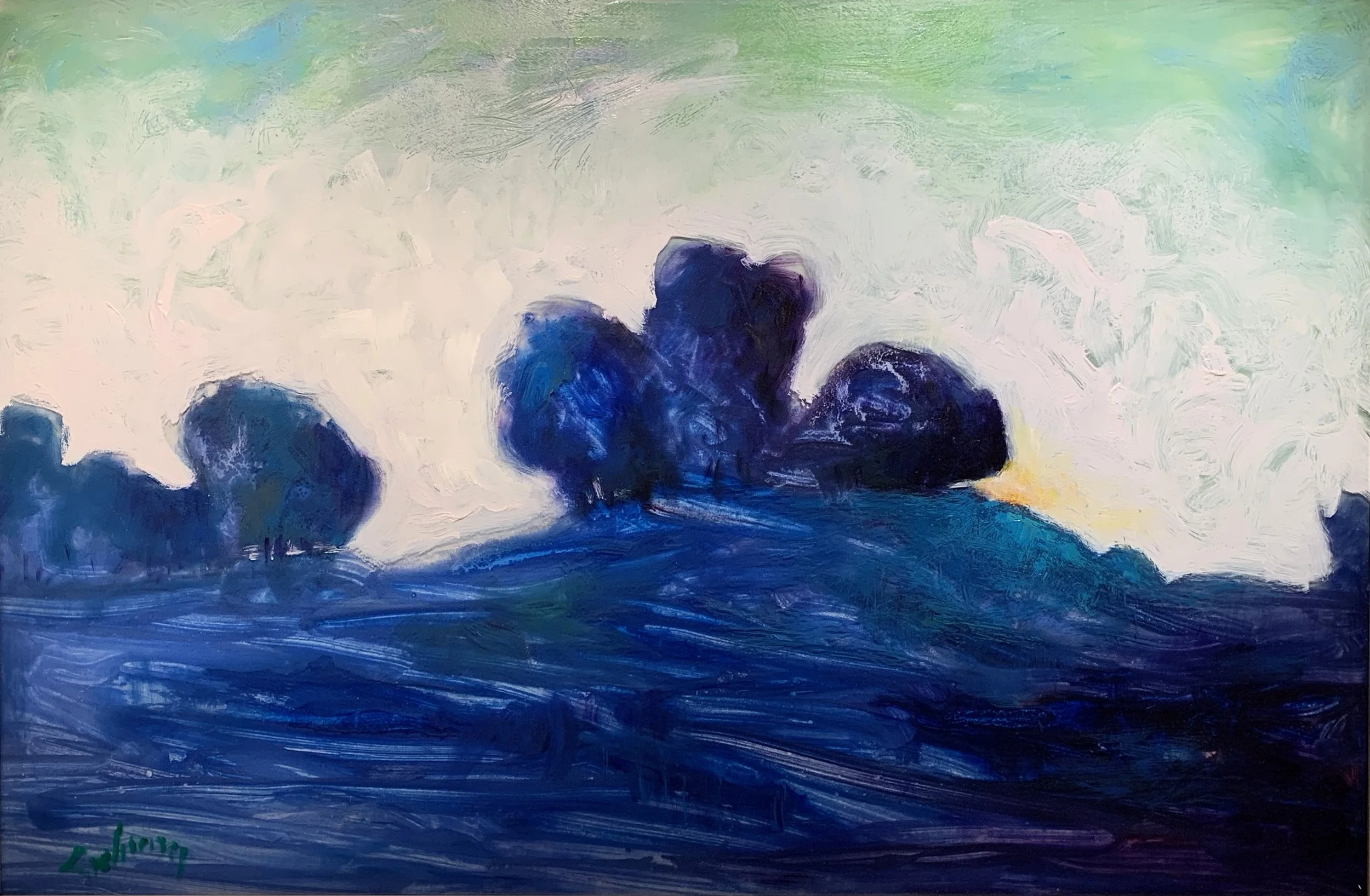   CLOUD 9   Acrylic, 32 x 44   Available    