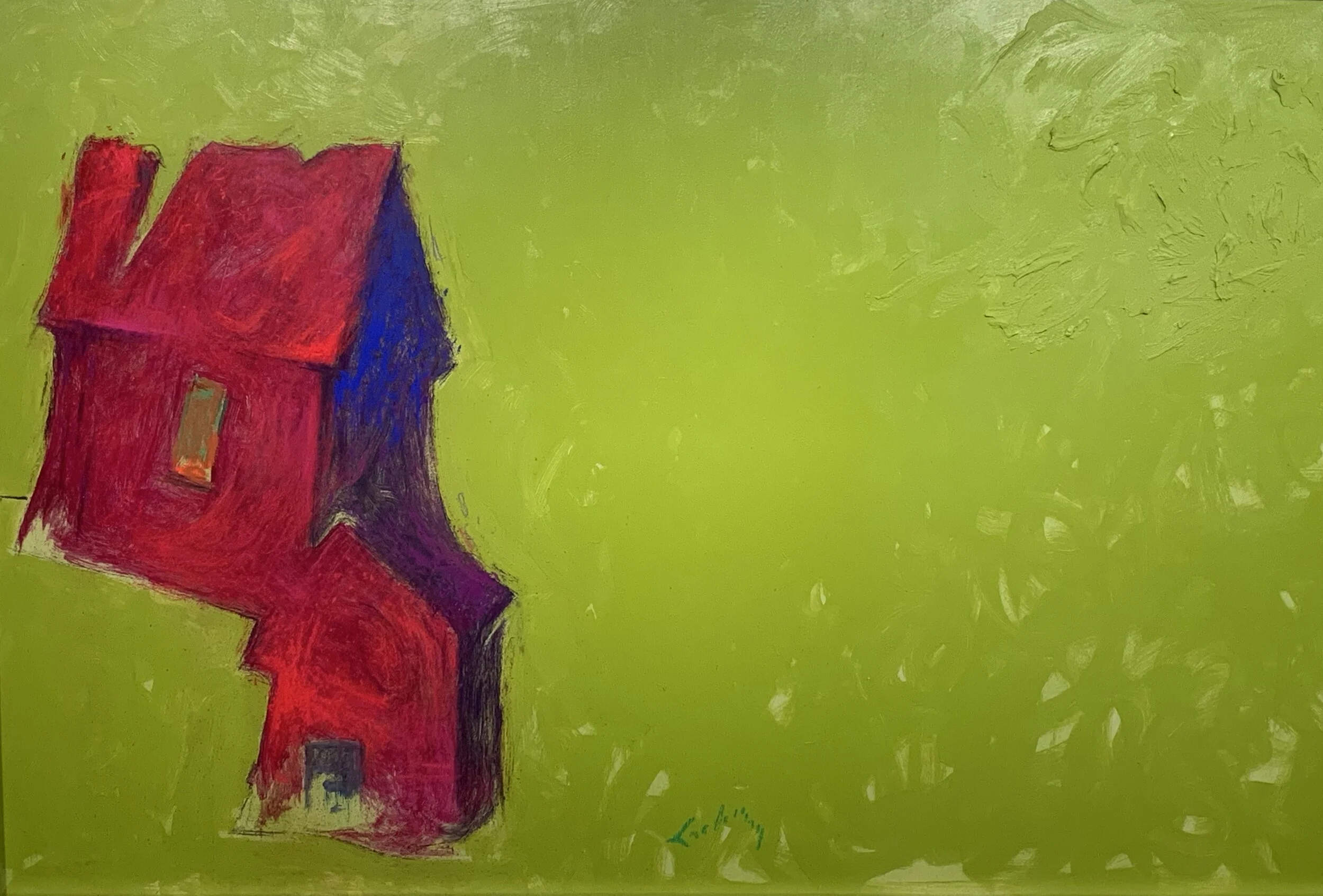   ALL THAT’S BEST OF DARK AND BRIGHT   Acrylic and Pastel, 26 x 36   Available    