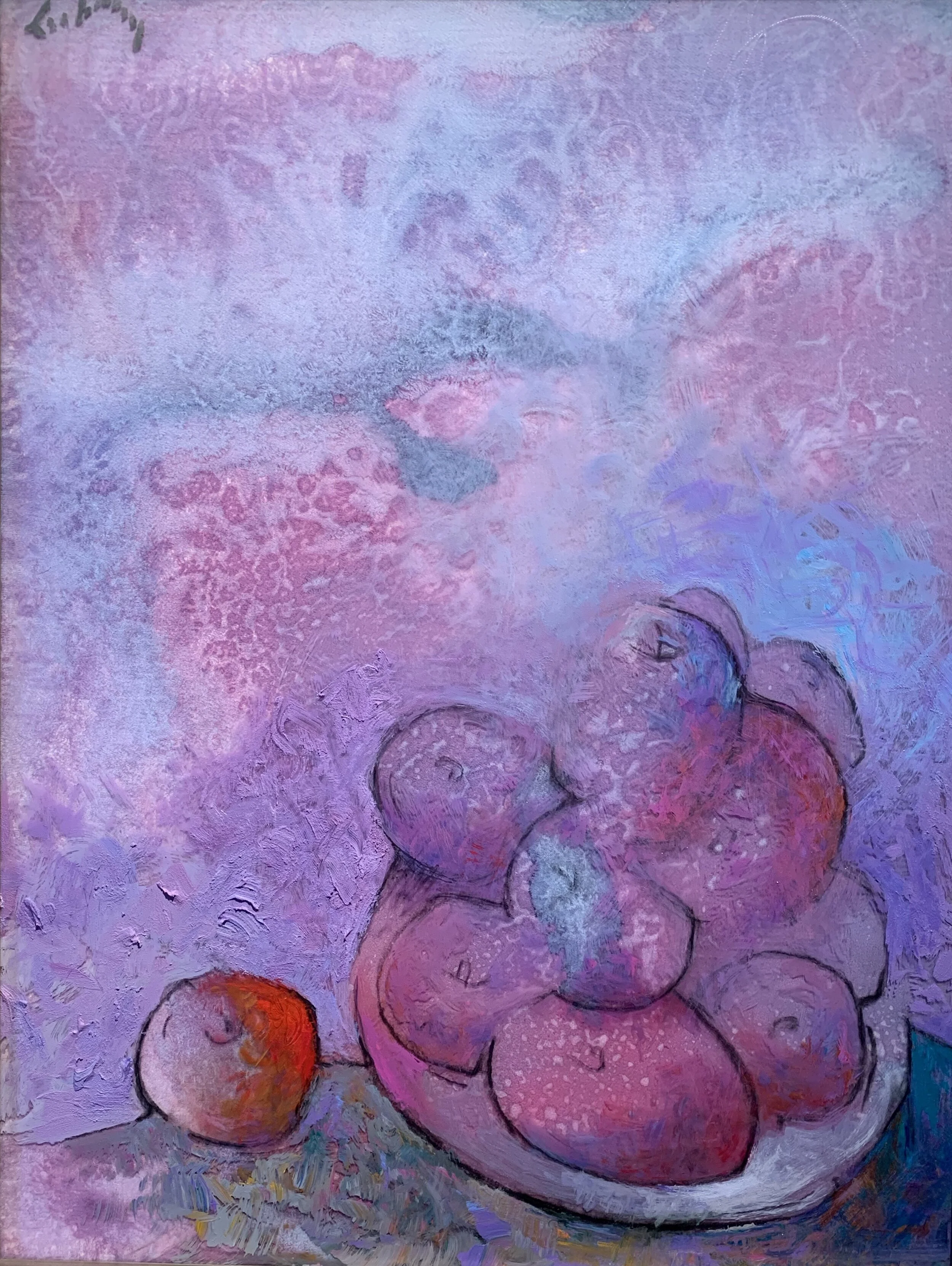   BEGIN, AND CEASE, AND THEN AGAIN BEGIN   Acrylic, 30 x 24   Available    