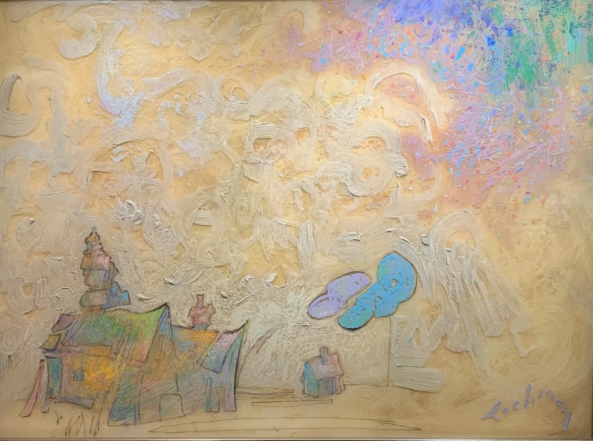   HAPPY DAYS   Acrylic and Pastel, 24 x 30   Available    