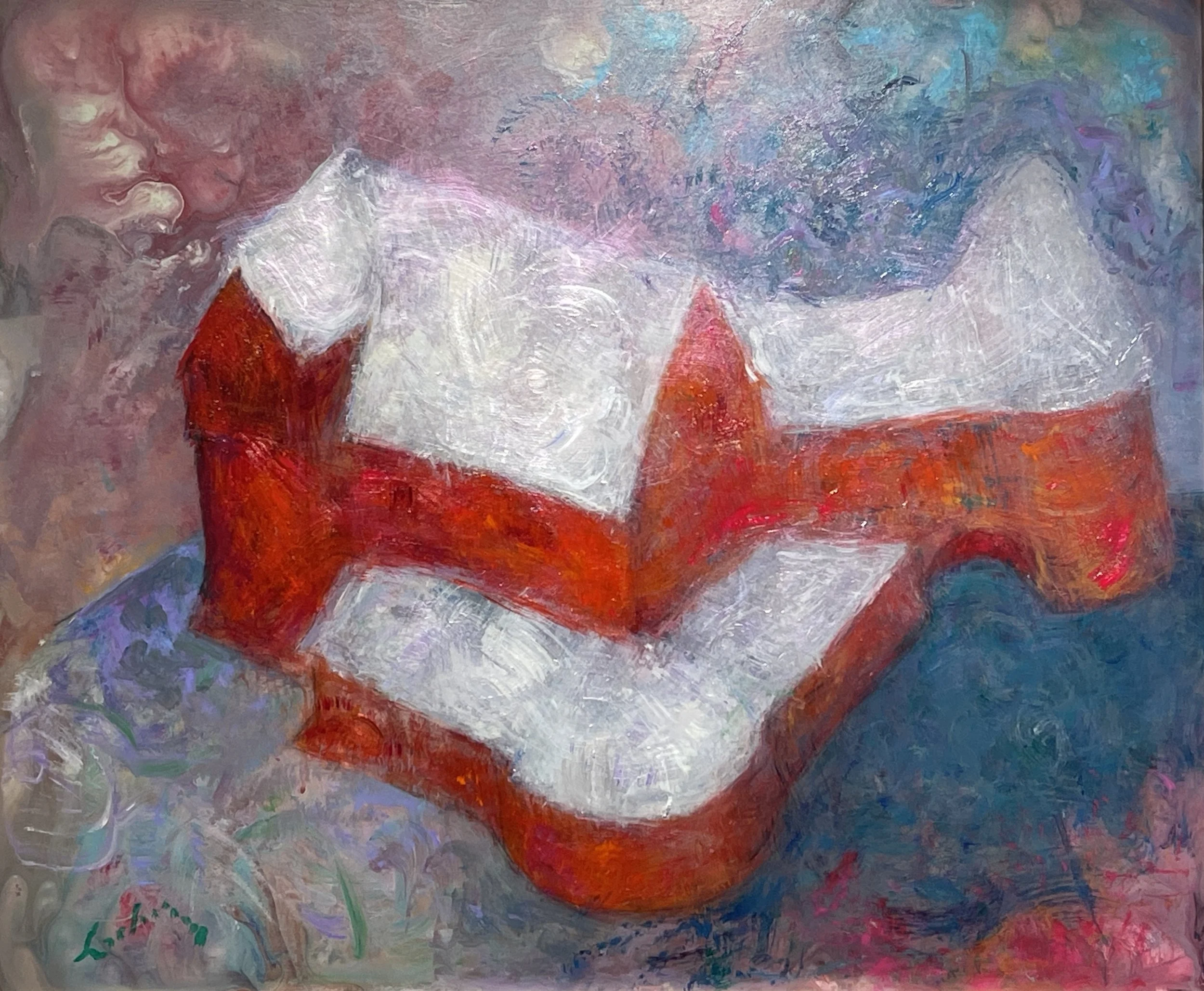   GOOD MORROW TO OUR WAKING SOULS   Acrylic, 24 x 30   Available  