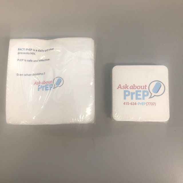 Hosting an upcoming event, own a bar/restaurant?  We are giving away free PrEP cocktail Napkins and Bar coasters...perfect for small business and. organizations who support PrEP awareness and access. Please DM me if you are interested and I will ship