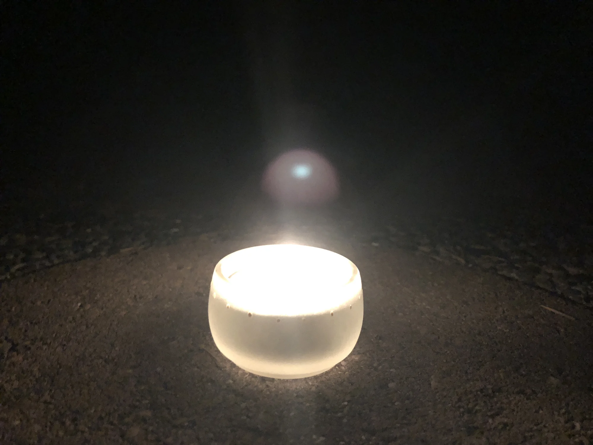 The heart-space of my Santa Rosa Labyrinth