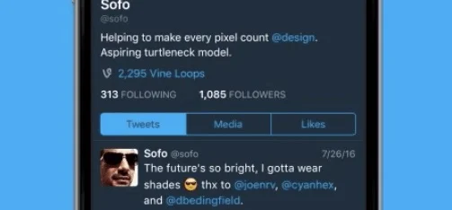 Night Mode í Twitter á iOS