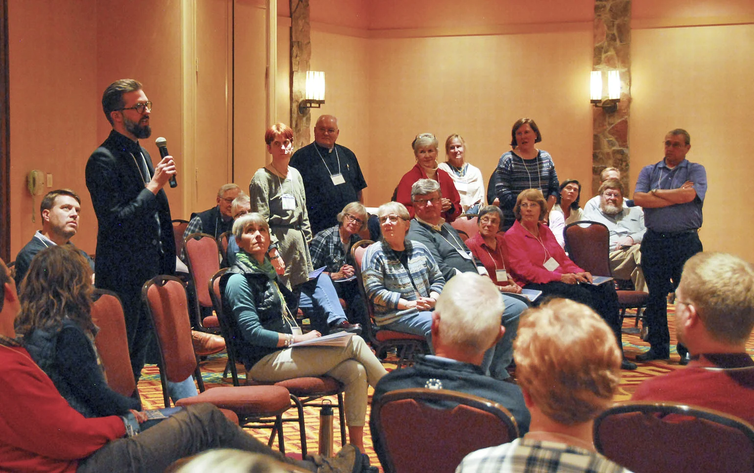 Clergy at the Annual Clergy Conference gather for a time of worship, learning, reflection, and prayer. Photos courtesy The Reverend Brian Winter