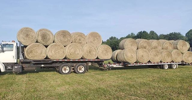 First 2 loads of hay in the barn! #thatsagoodfeeling