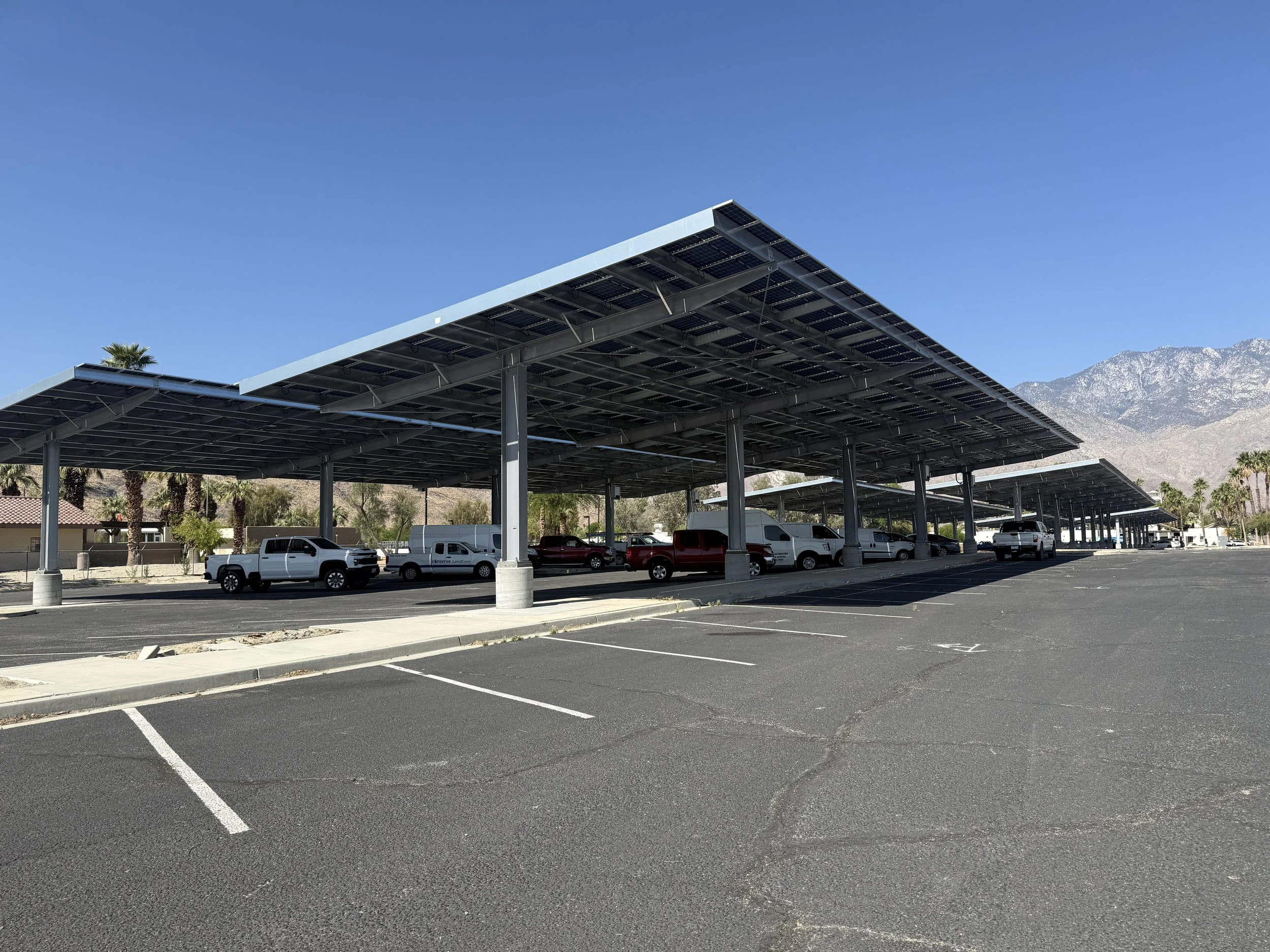 The Palms Spring Surf Club — Solar Carport