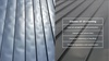 Flat vs. Striated Standing Seam Panels — Metroll