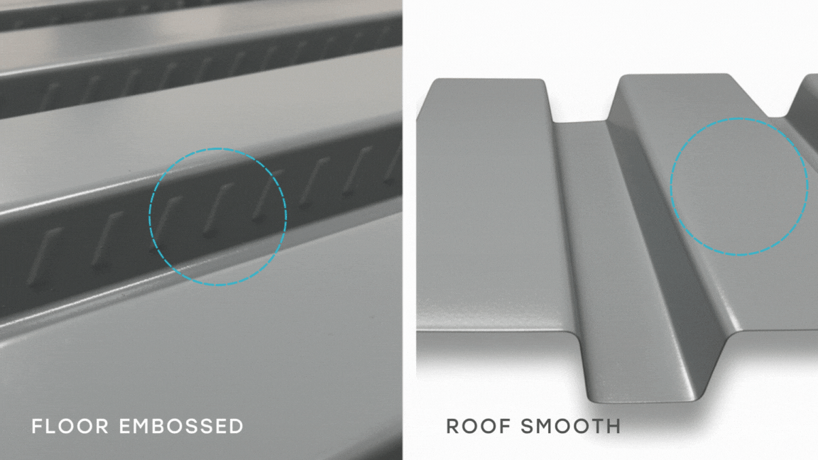 Metroll Ridge B-Deck - Metroll Steel Deck — Metroll