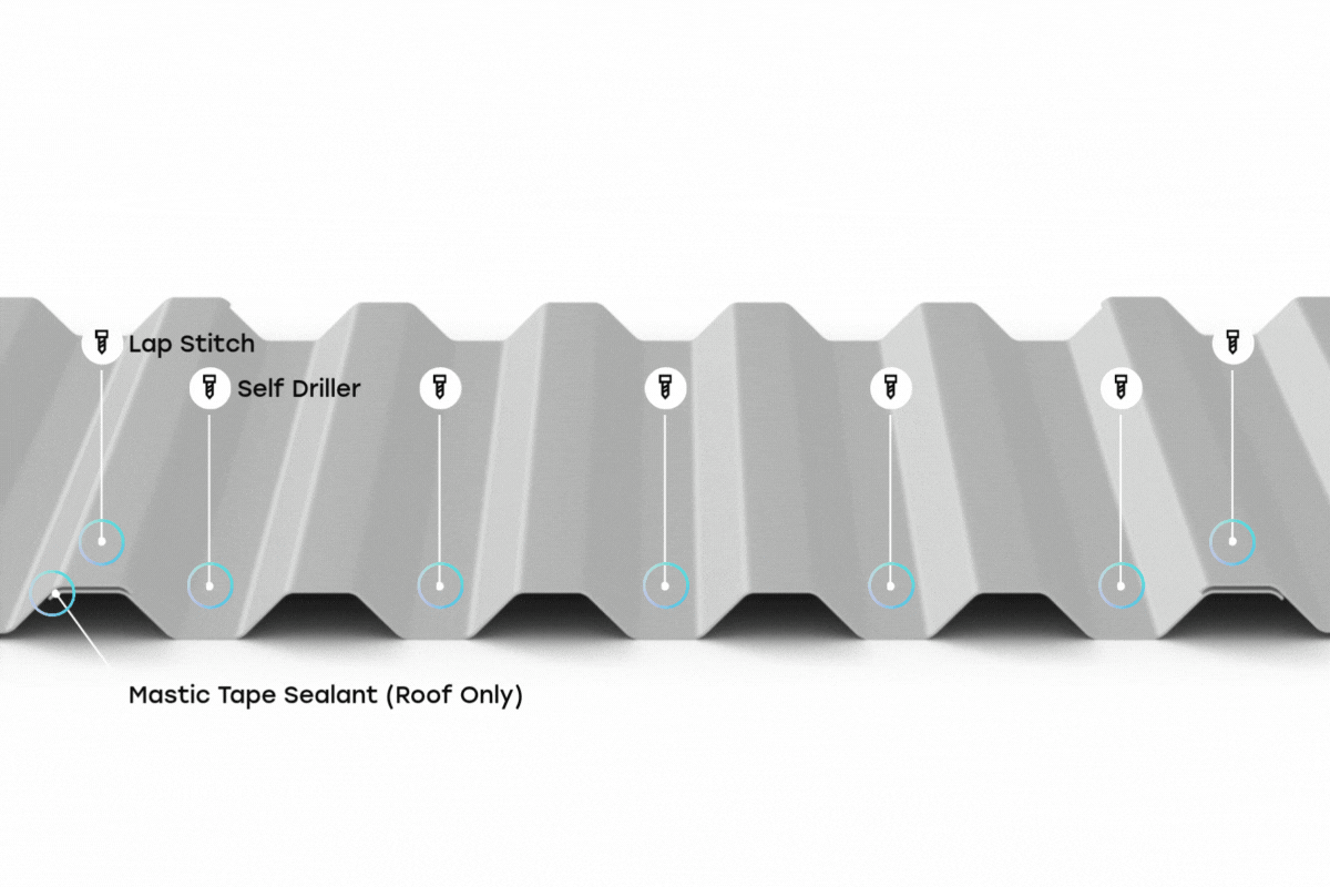 7.2 LongSpan - Exposed Fastener Panel — Metroll