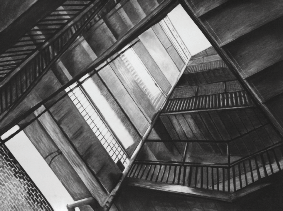 RISD Freshman Drawing Architectural Space