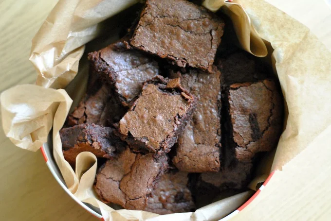 Dark & Stormy Brownies - Rum and Ginger Brownies // Amy Elizabeth