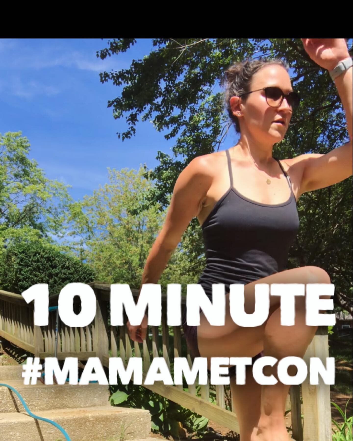 What&rsquo;s a #mamametcon ? It&rsquo;s a set of exercises done in a circuit style with little rest in between to give you a short and sweet workout or a nice finisher to your strength session. I design these with moms in mind, but really anyone can 