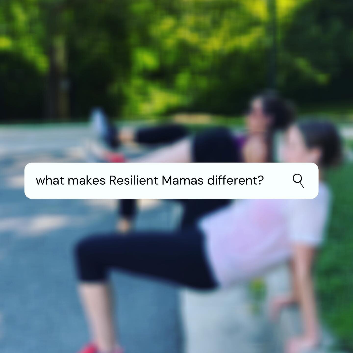 4 Ways Resilient Mamas is Different

If you&rsquo;re local, there is a wide selection of classes geared toward moms. With so many options, why choose Resilient Mamas? 

⚡️As a client recently put it, coaching that makes you &ldquo;feel safe.&rdquo; Y